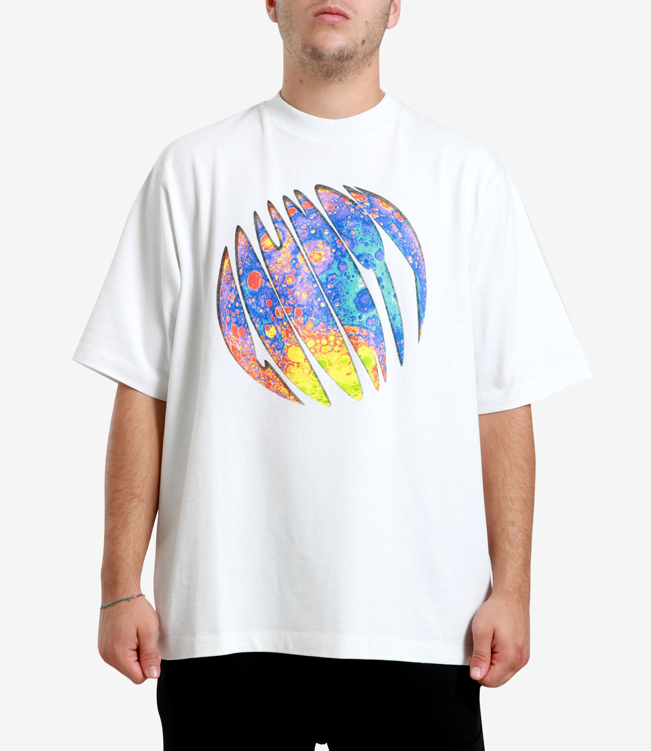 Marcelo Burlon | T-Shirt County Lunar Bianco e Celeste