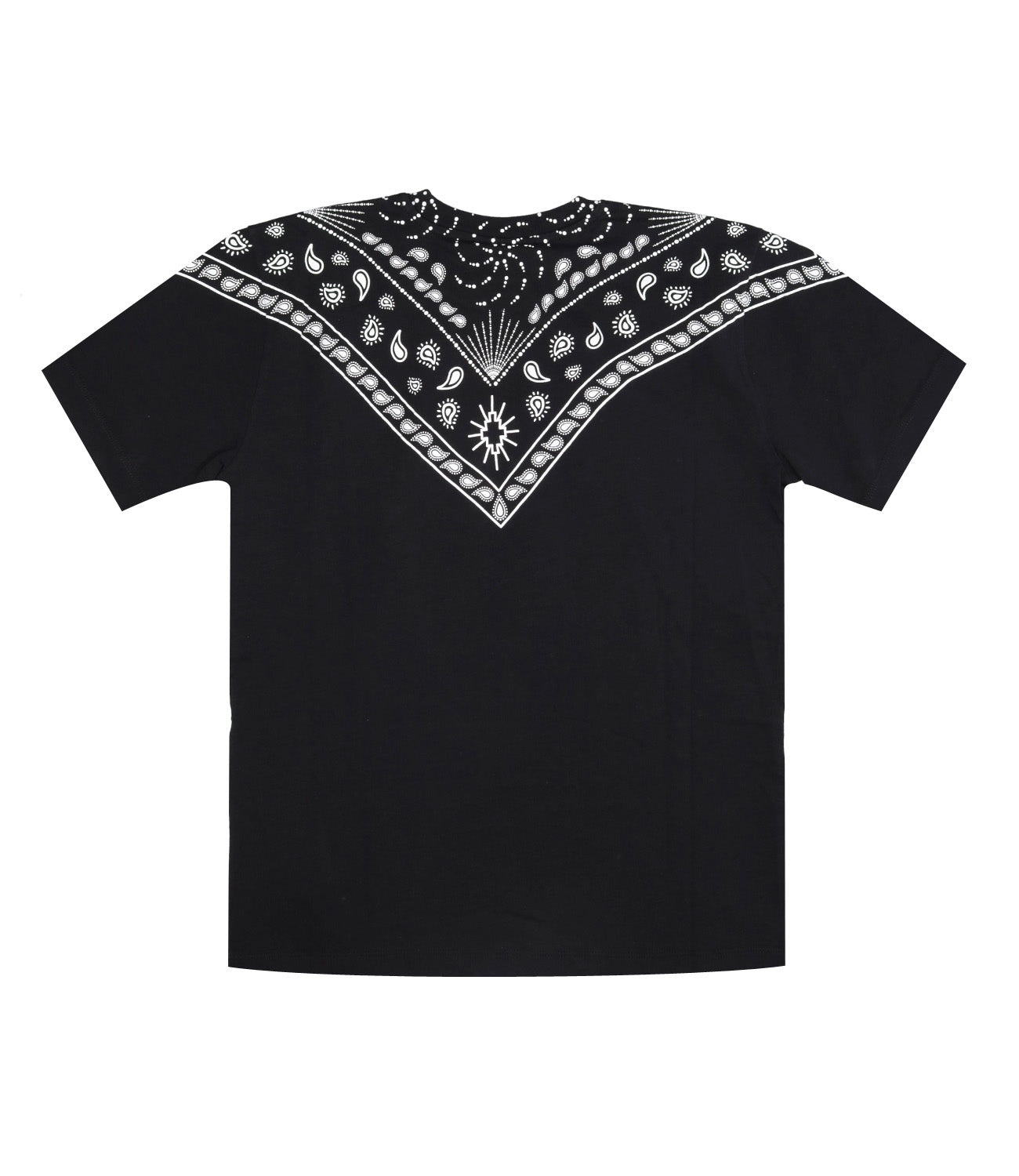 Marcelo Burlon Kids | T-Shirt Bandana Nero e Bianco