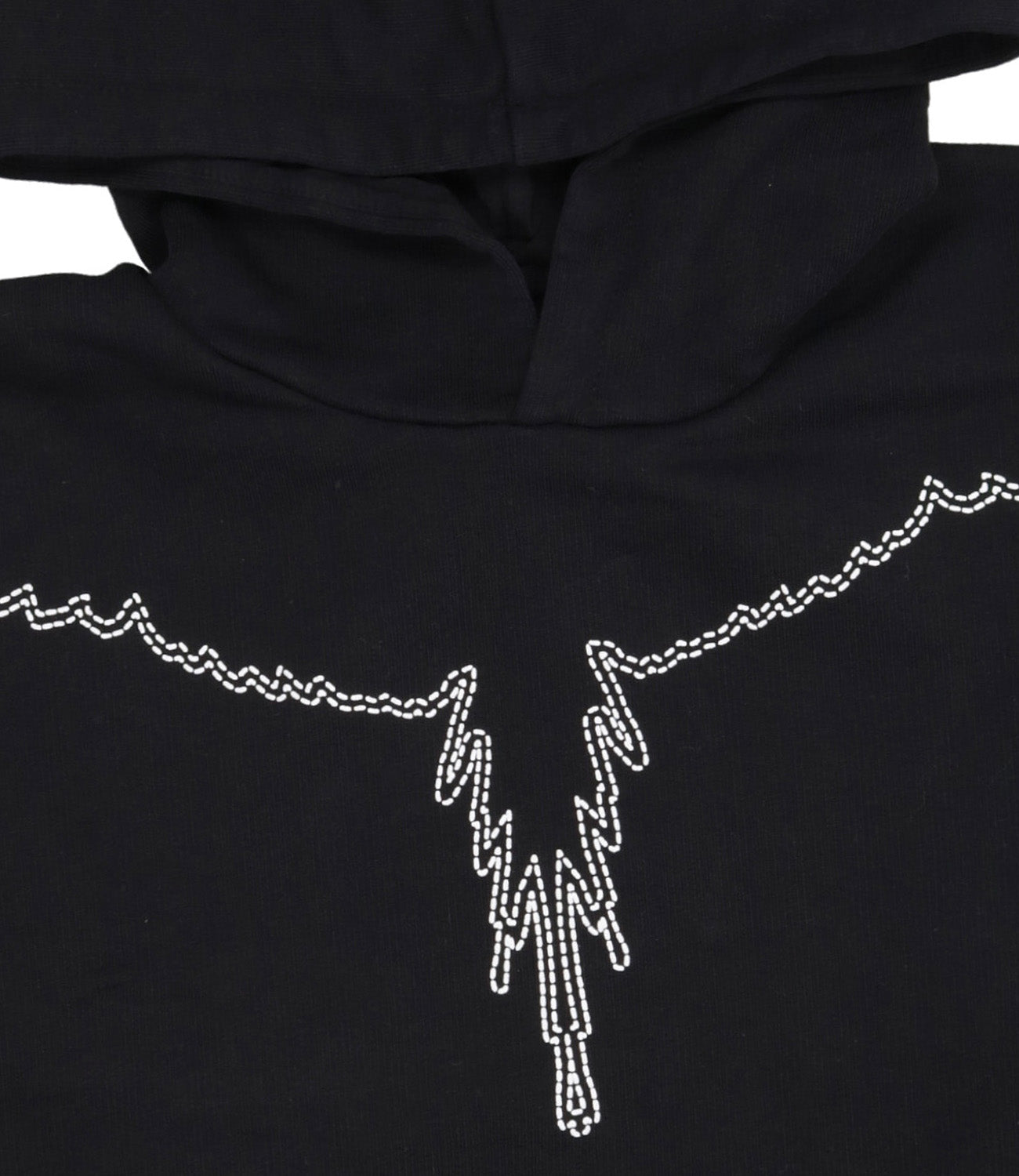 Marcelo Burlon Kids | Sweatshirt Stitch Wings Black and White