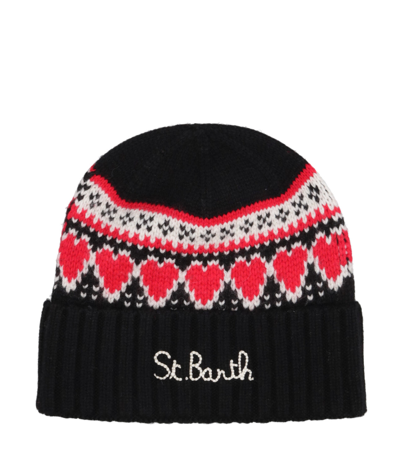 MC2 Saint Barth | Cappello Wengen Nordic W Jr Nero e Rosso