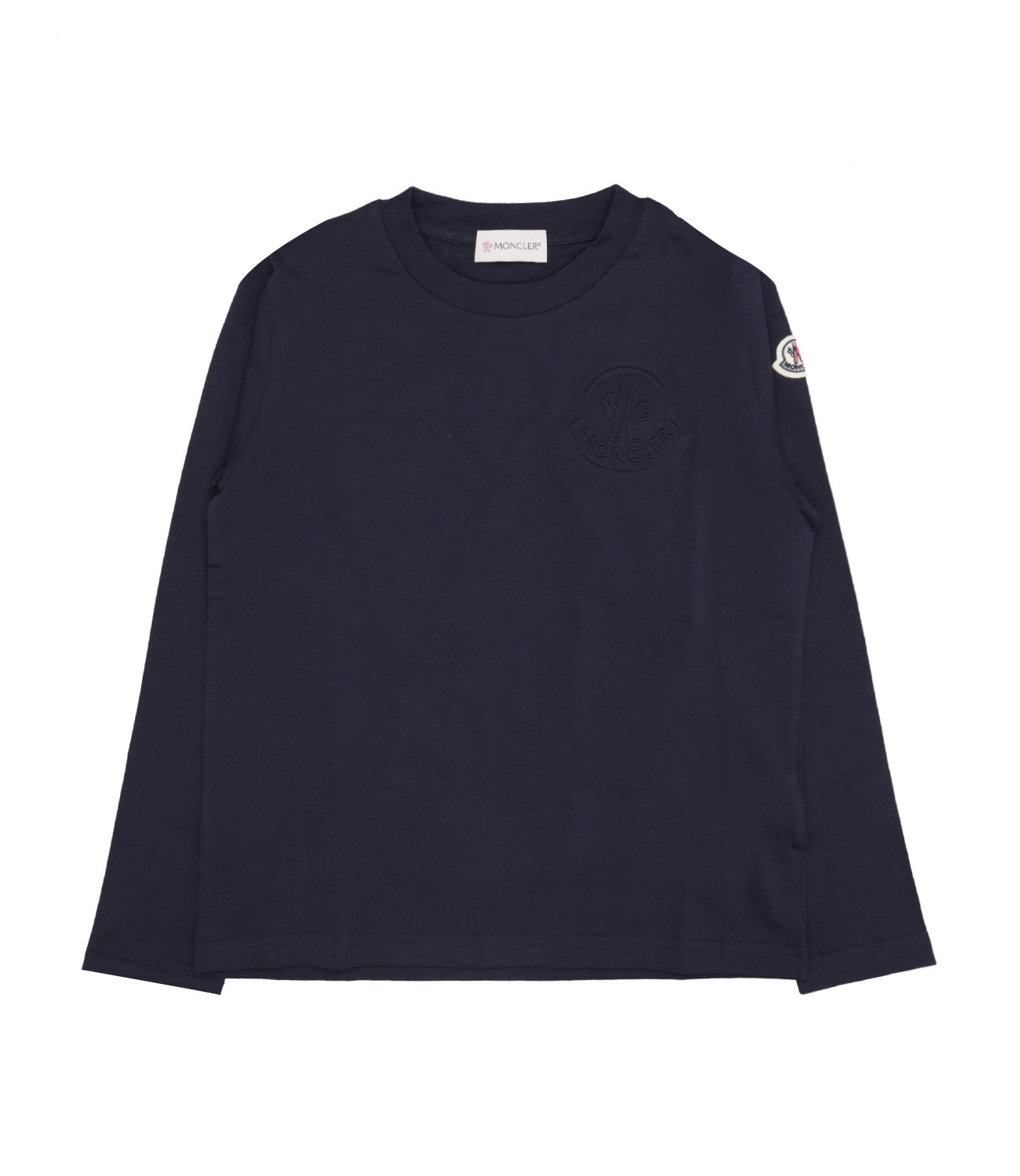 Moncler Junior | T-Shirt Blu Navy