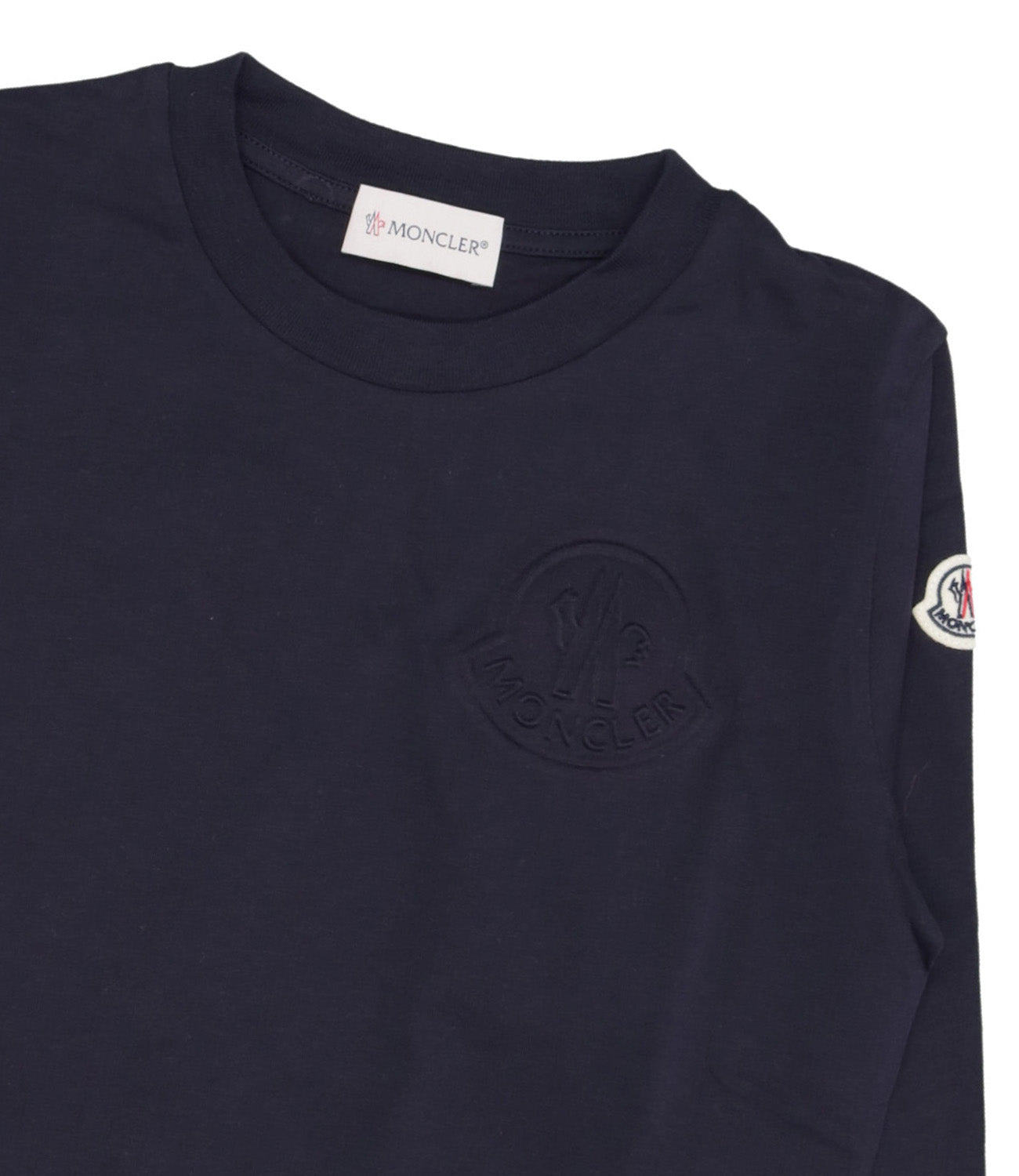 Moncler Junior | T-Shirt Blu Navy