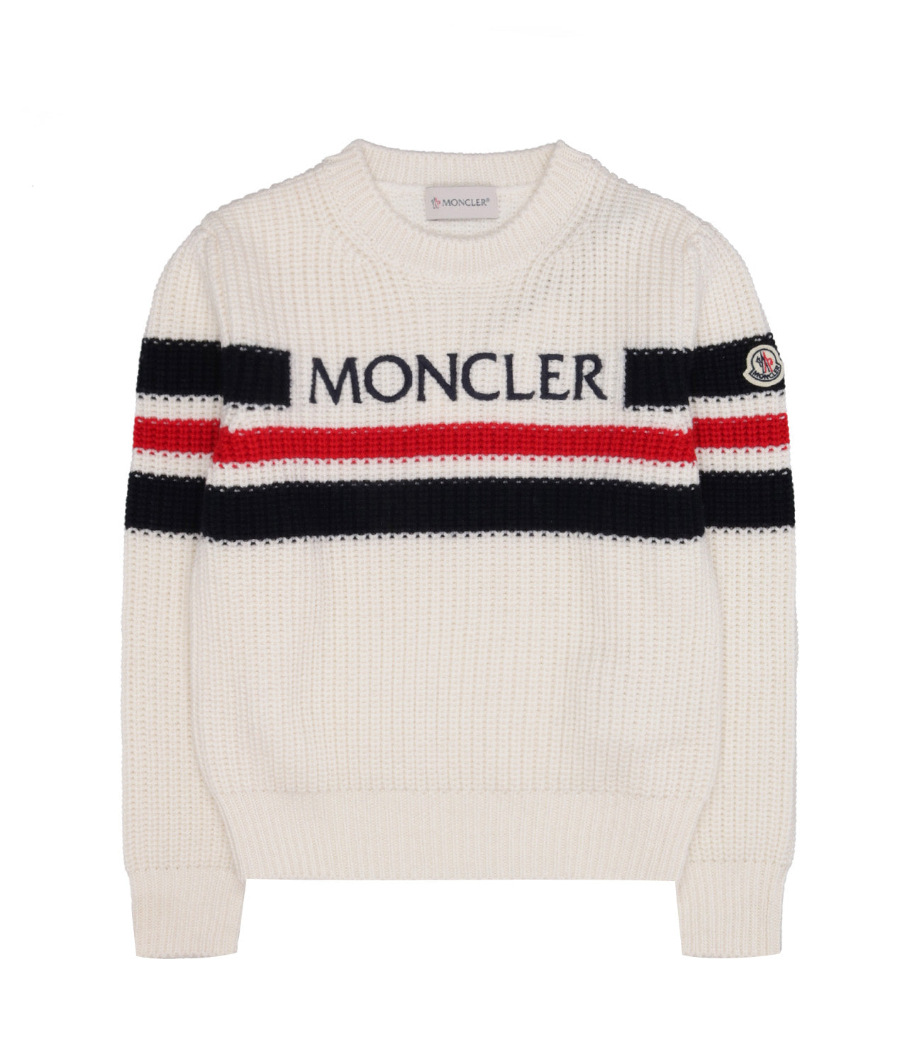 Moncler Junior | Maglia Bianco e Blu