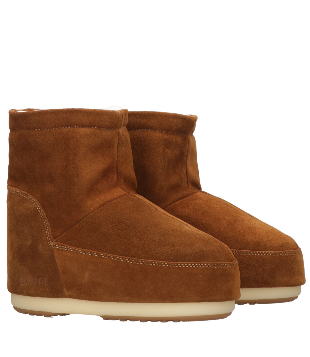 Moon Boot | Tronchetto MB Low Icon Nolace Suede Cognac