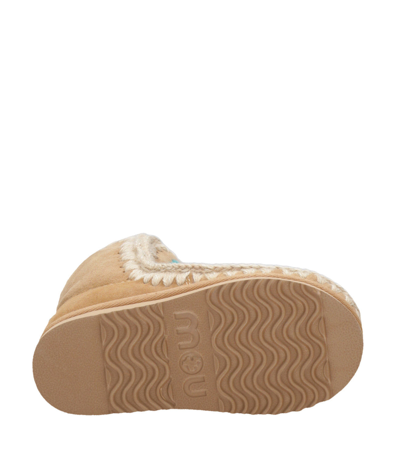 Mou Kids | Tronchetto Eskimo 04 Wool Embroidery Tabacco