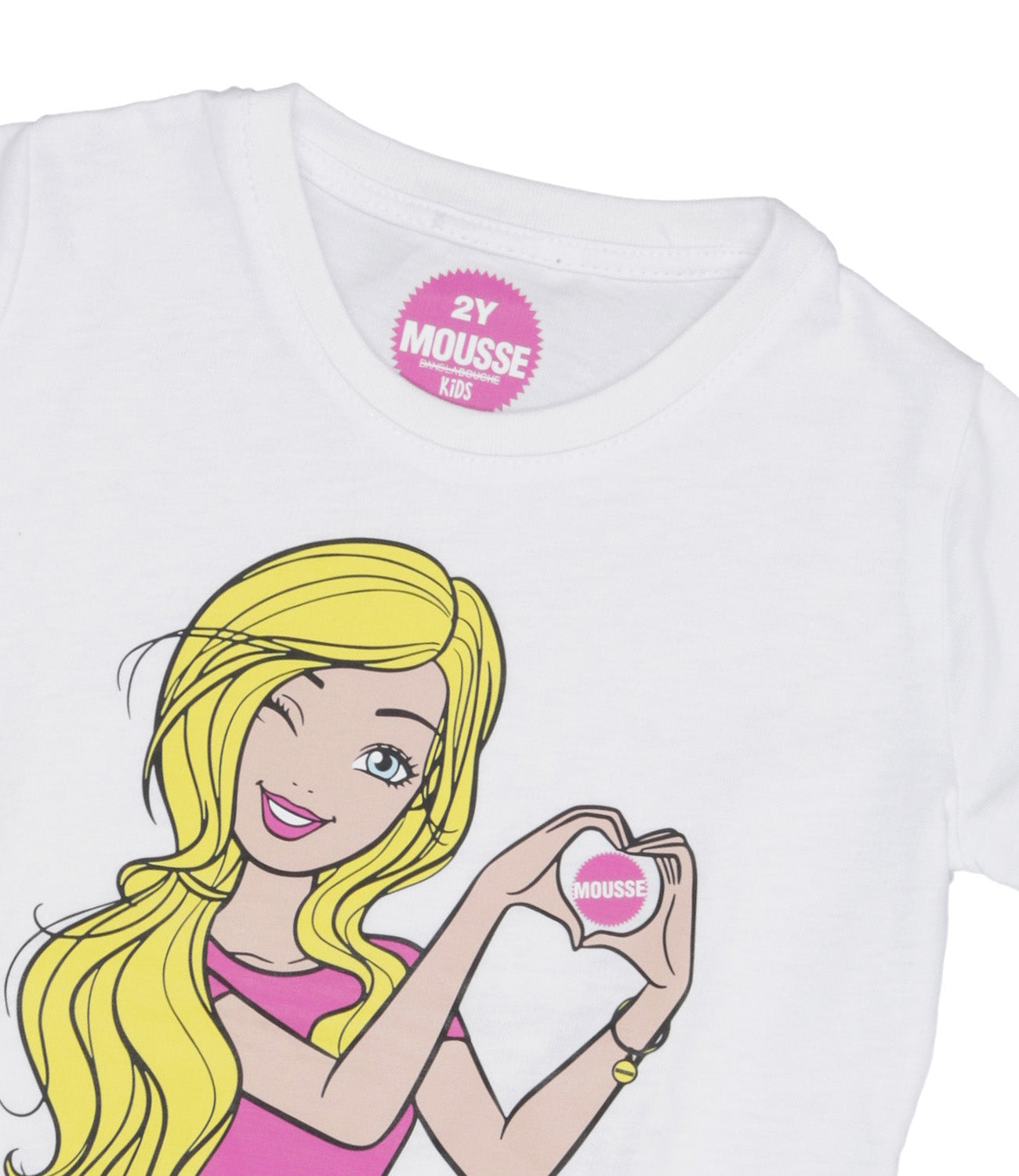 Mousse Dans La Bouche | T-Shirt Babe Bianco