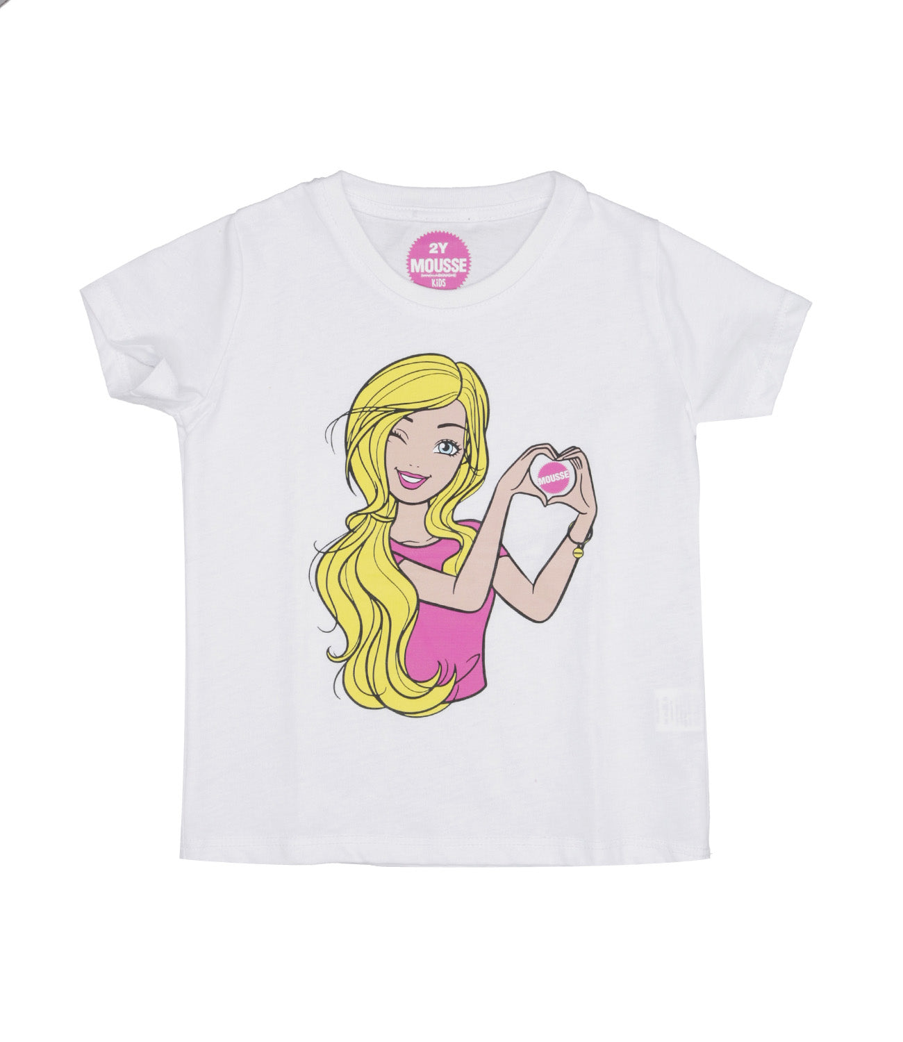 Mousse Dans La Bouche | T-Shirt Babe Bianco