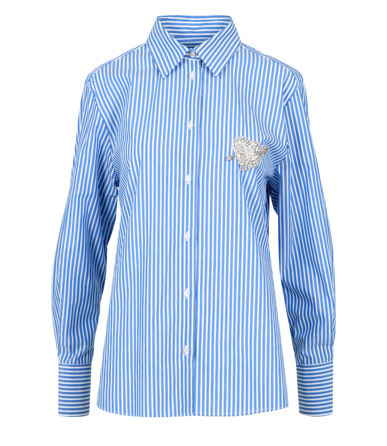 MSGM | Camicia Bianca e Azzurra