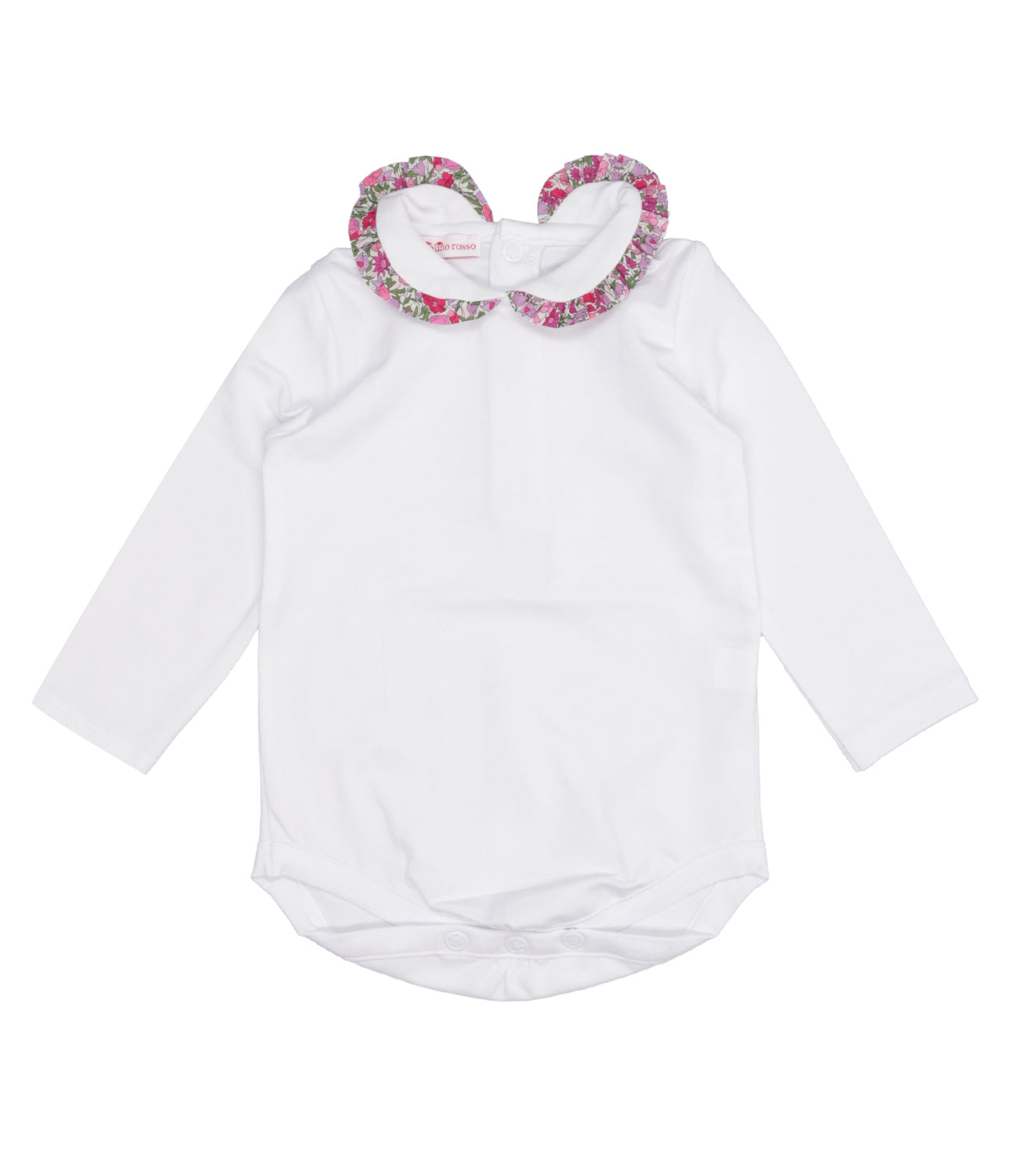 Pesciolino Rosso Kids Beachwear | Body Bianco e Rosa