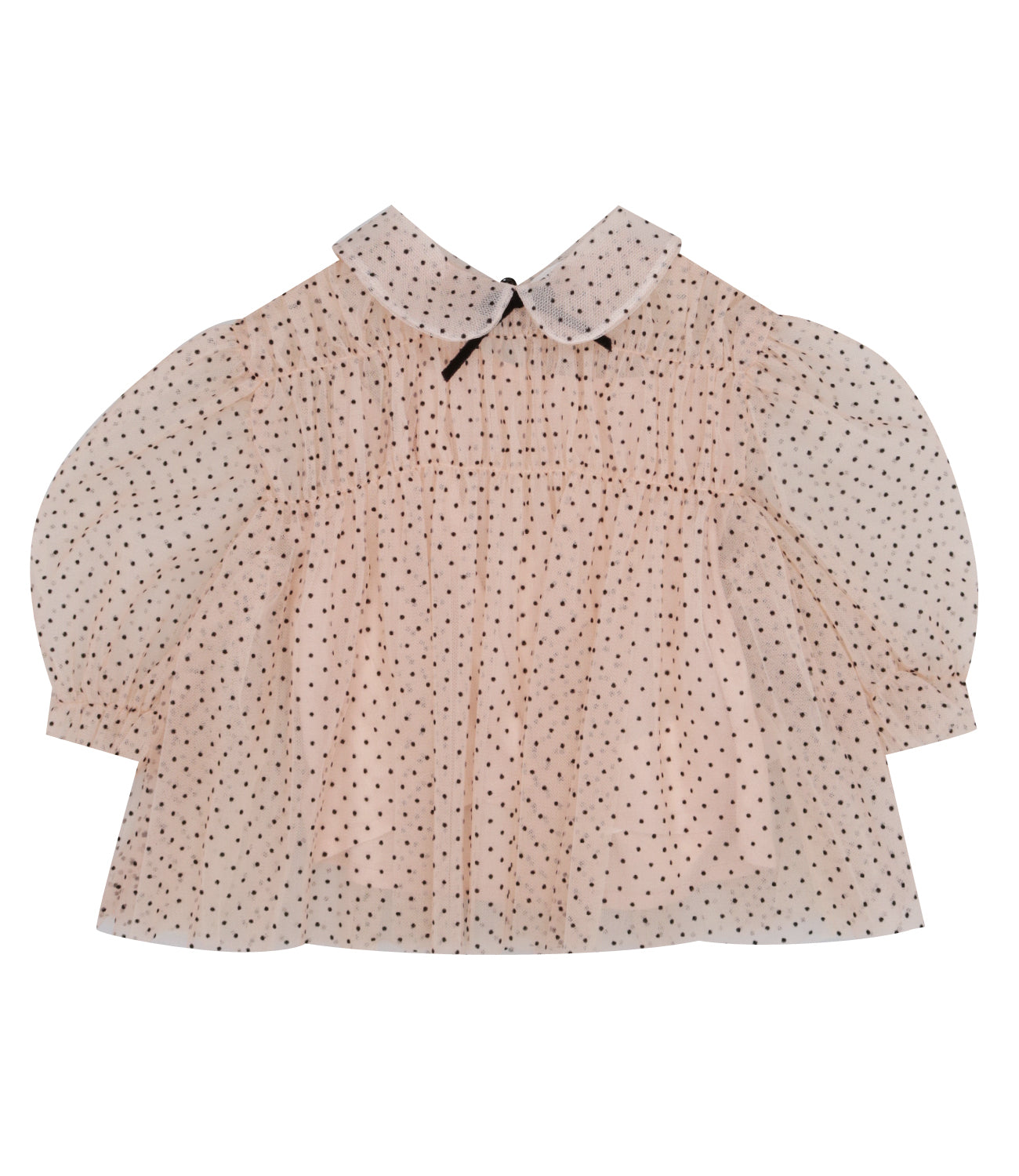 Philosophy by Lorenzo Serafini Kids | Camicia in Tulle Rosa e Nera