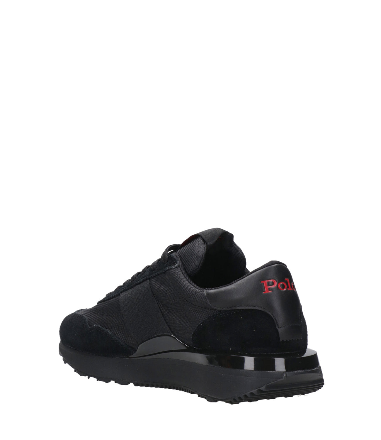 Polo Ralph Lauren | Train 89 Black and Red Sneakers