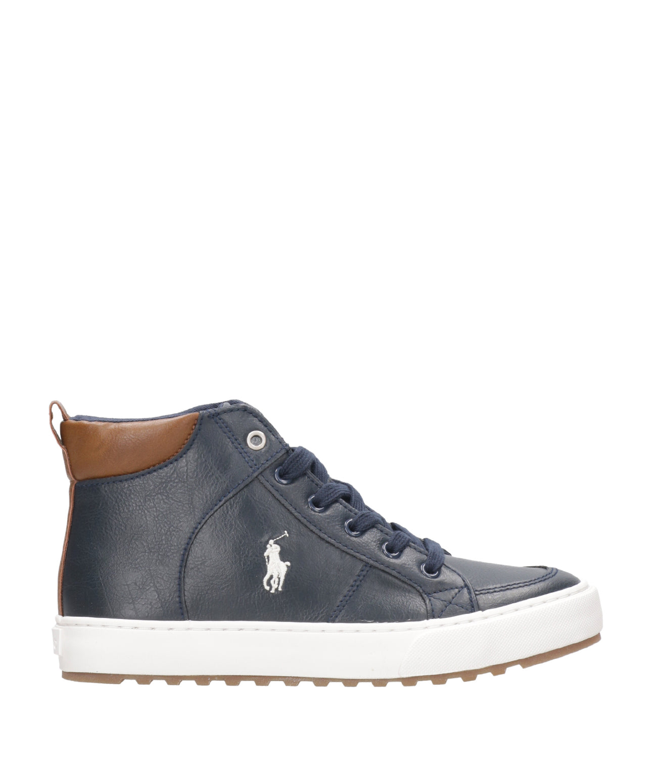 Ralph Lauren Childrenswear | Sneakers Alta Jaxson PS Blu navy e Bianco