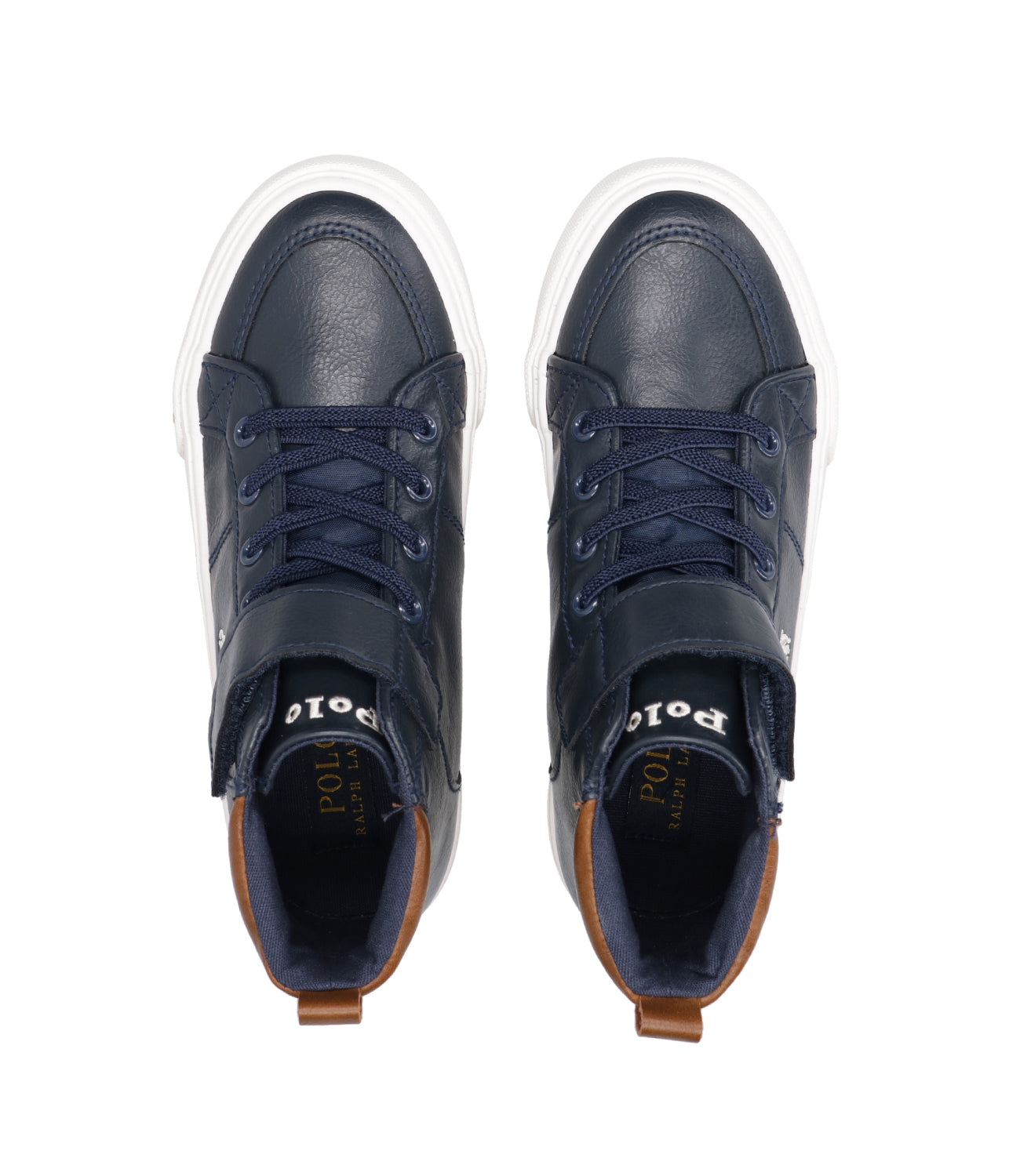 Ralph Lauren Childrenswear | High Sneakers Jaxson PS Navy Blue and White