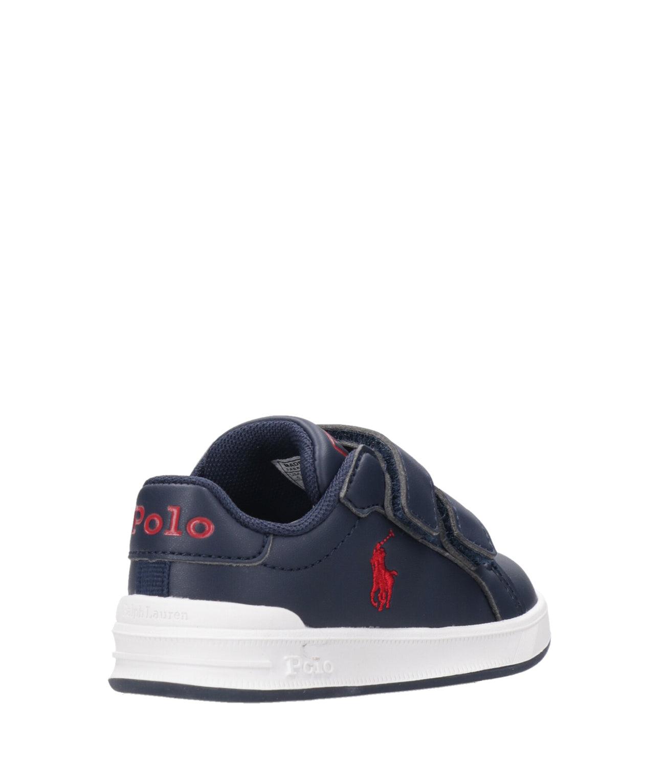 Ralph Lauren Childrenswear | Heritage Court II EZ Sneakers Navy Blue and Red