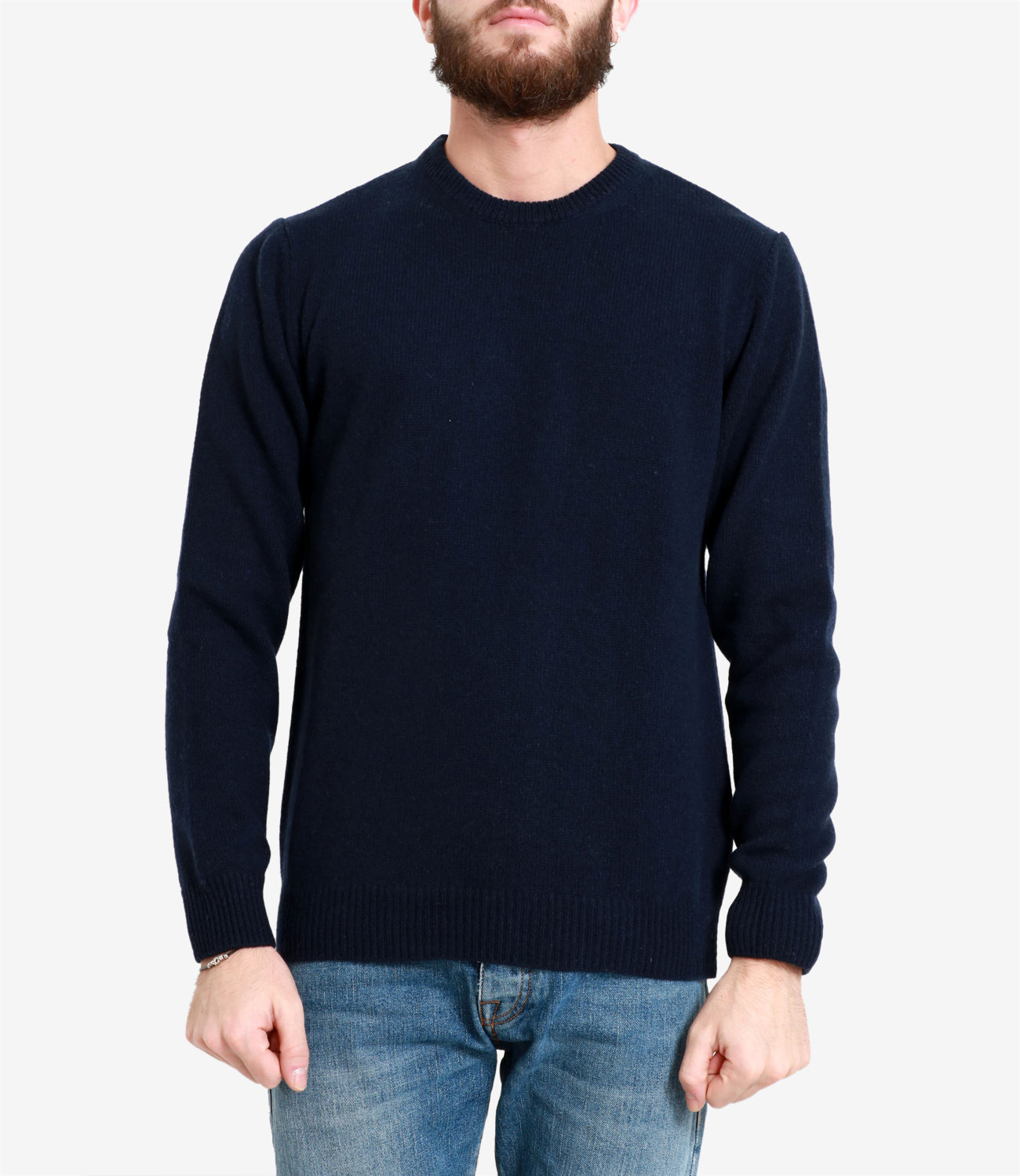 Re Cachemere | Maglia Blu Navy