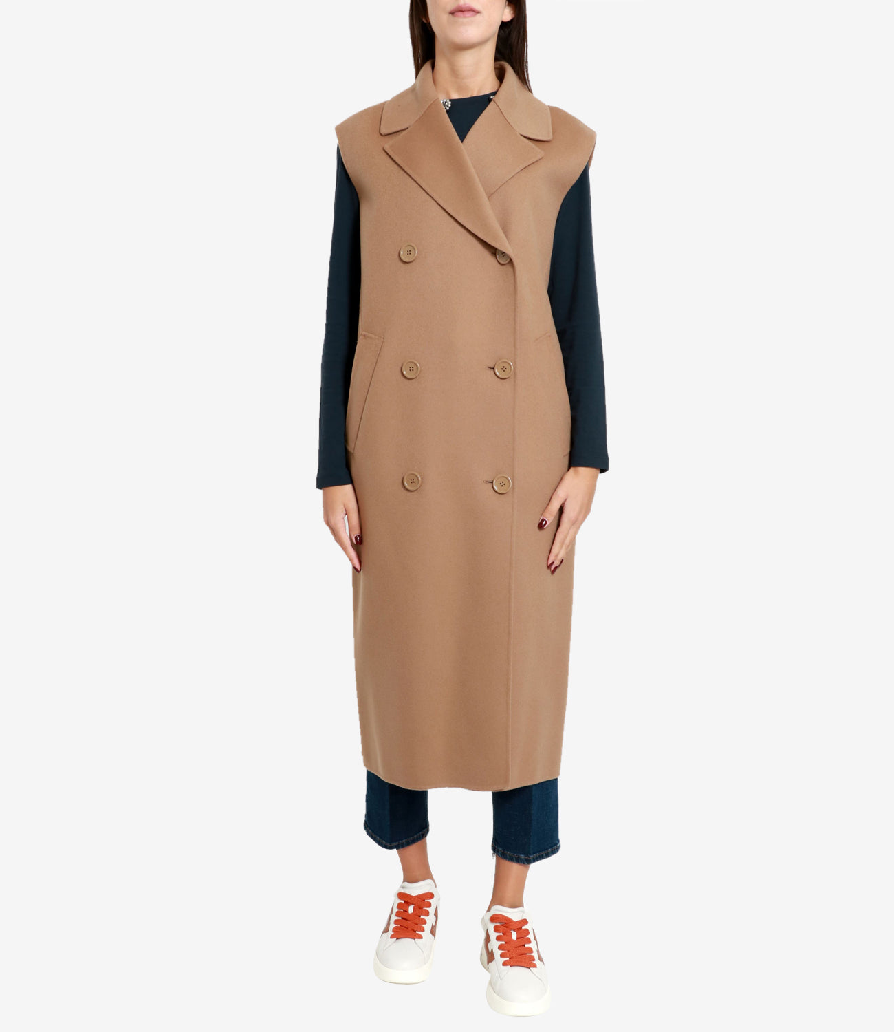 S Max Mara | Gilet Giovanni Cammello