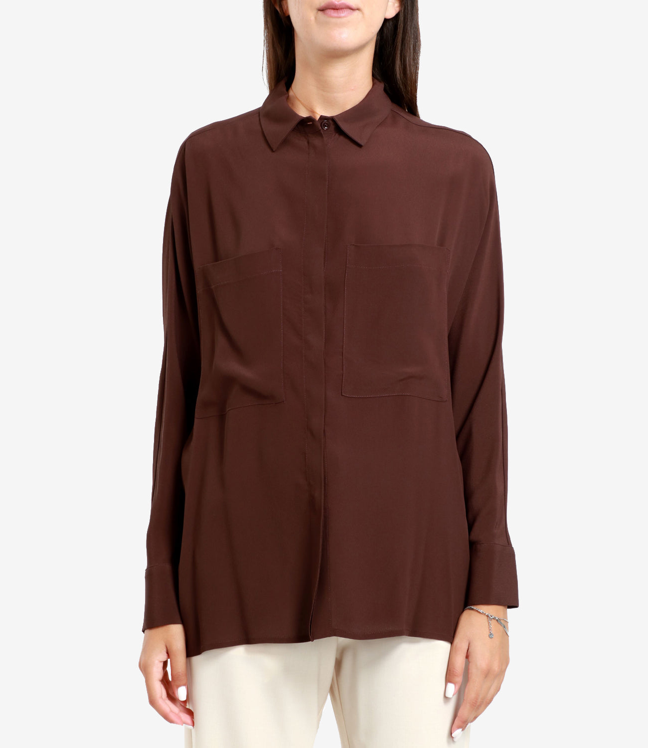 Semicouture | Tiffany Shirt Chocolate