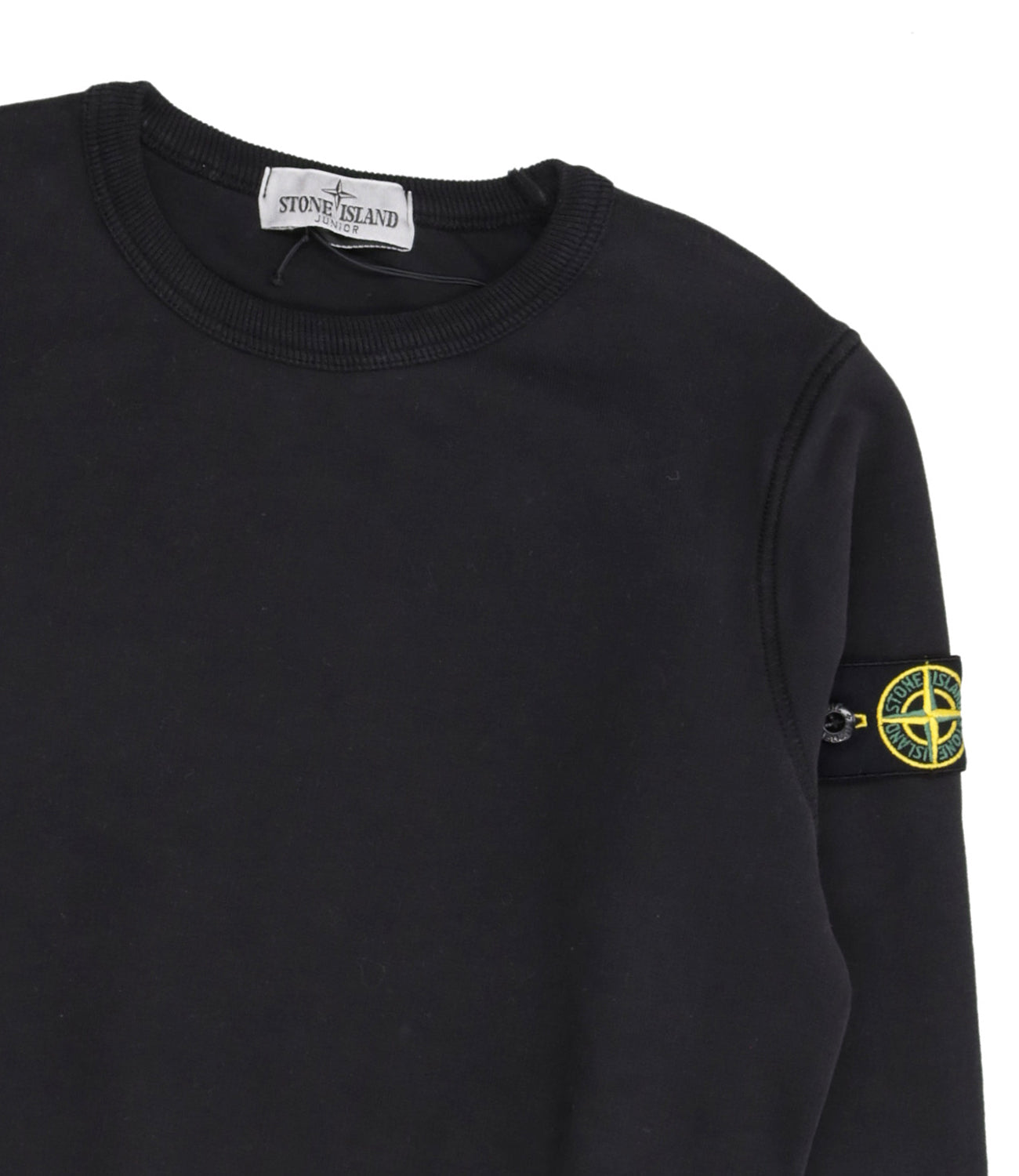 Stone Island Junior | Felpa Nera