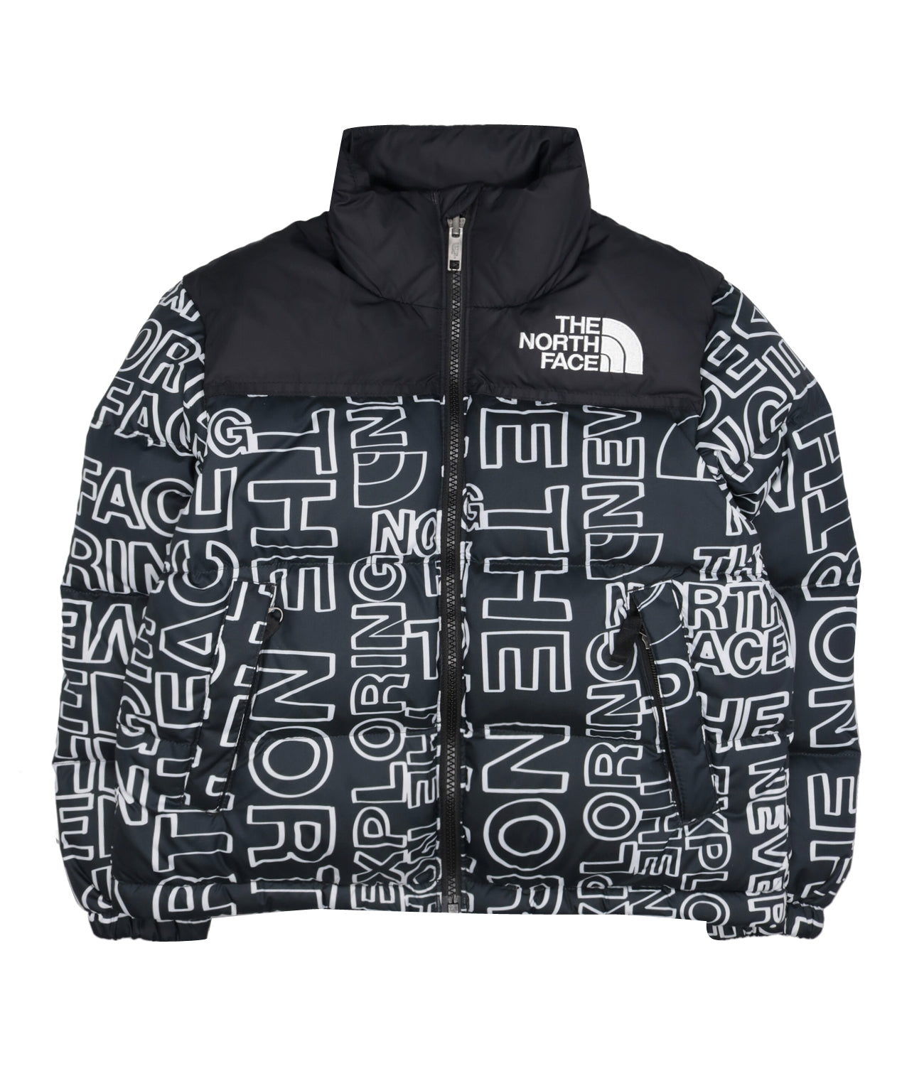 The North Face Kids | Down Jacket Teen 1996 Retro Nuptse Jacket Black and White