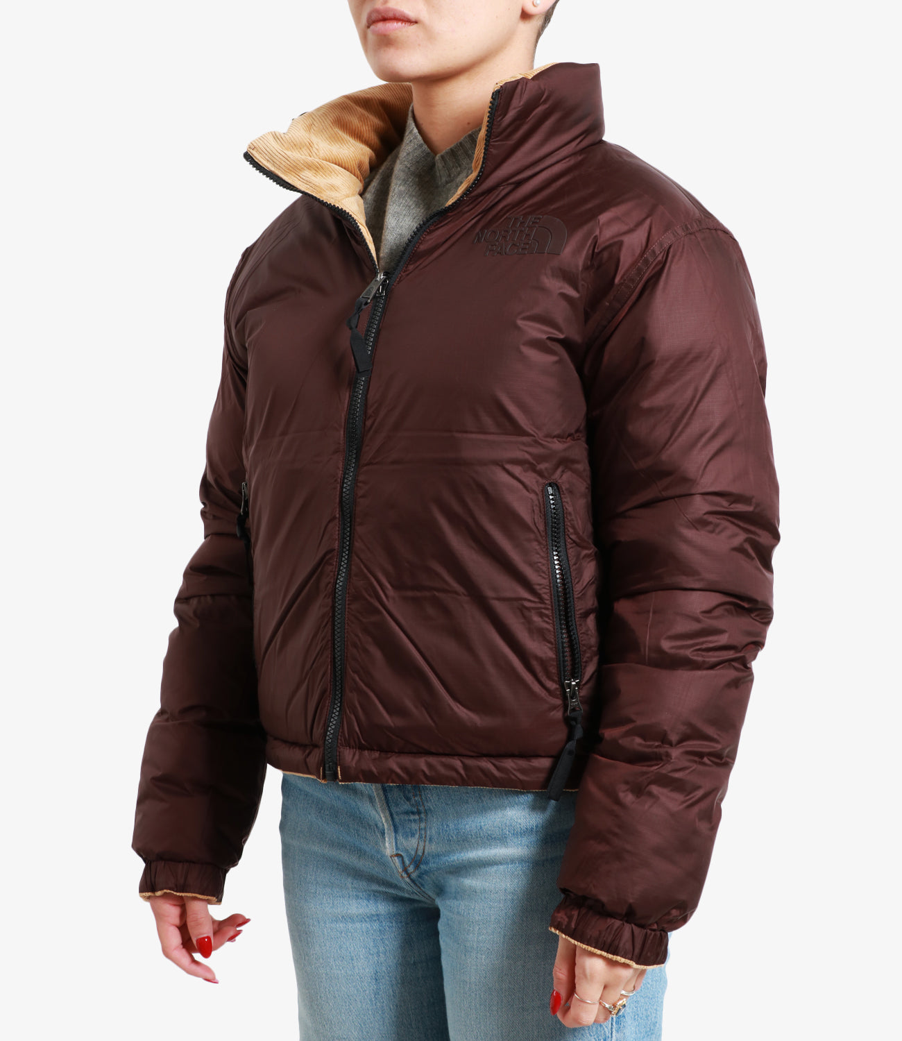 The North Face | Giubbotto 92 Reversible Nuptse Jacket Burro e Marrone