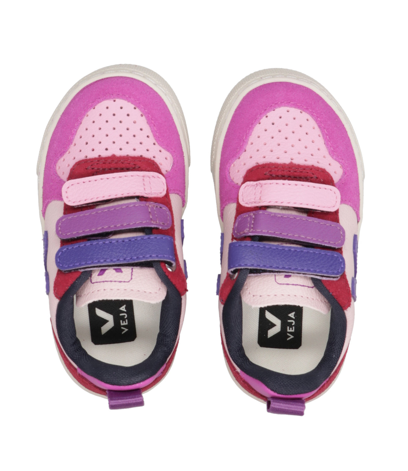 Veja Kids | Sneakers V-10 Rosa, Viola e Rosso