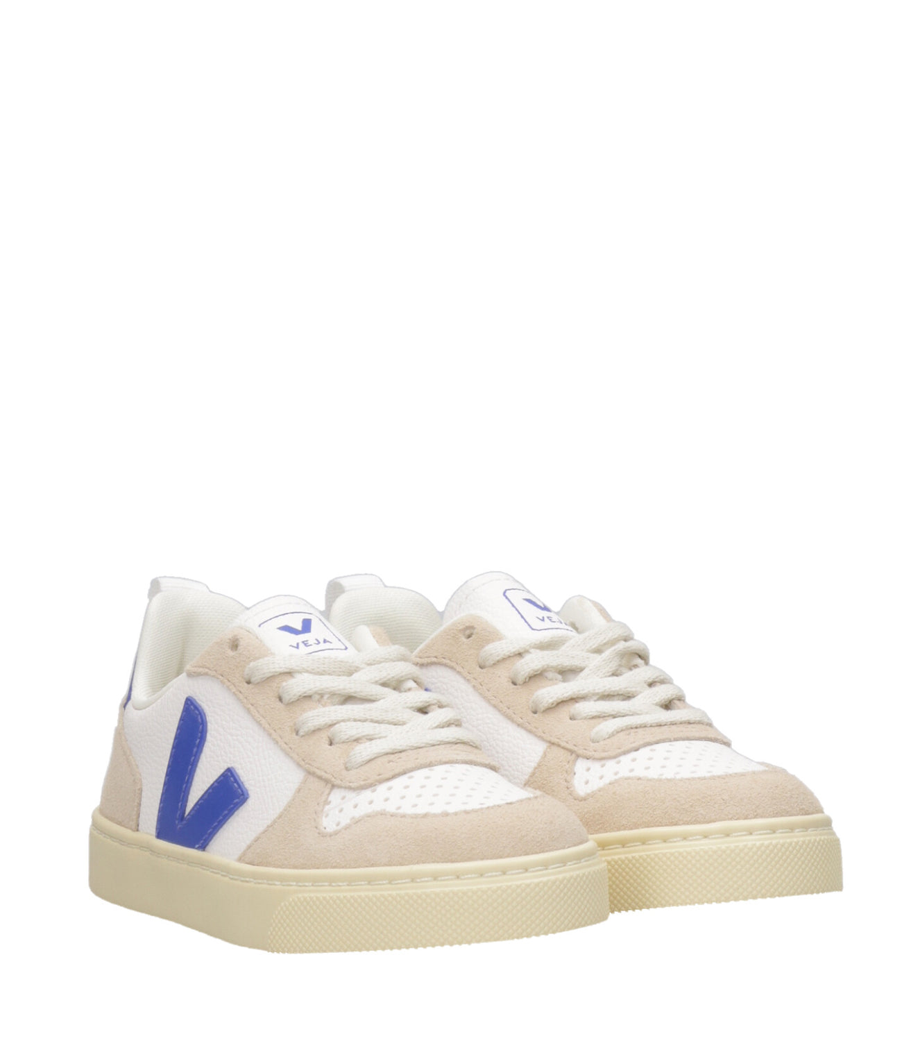 Veja Kids | Sneakers V-10 Bianca e Blu royal