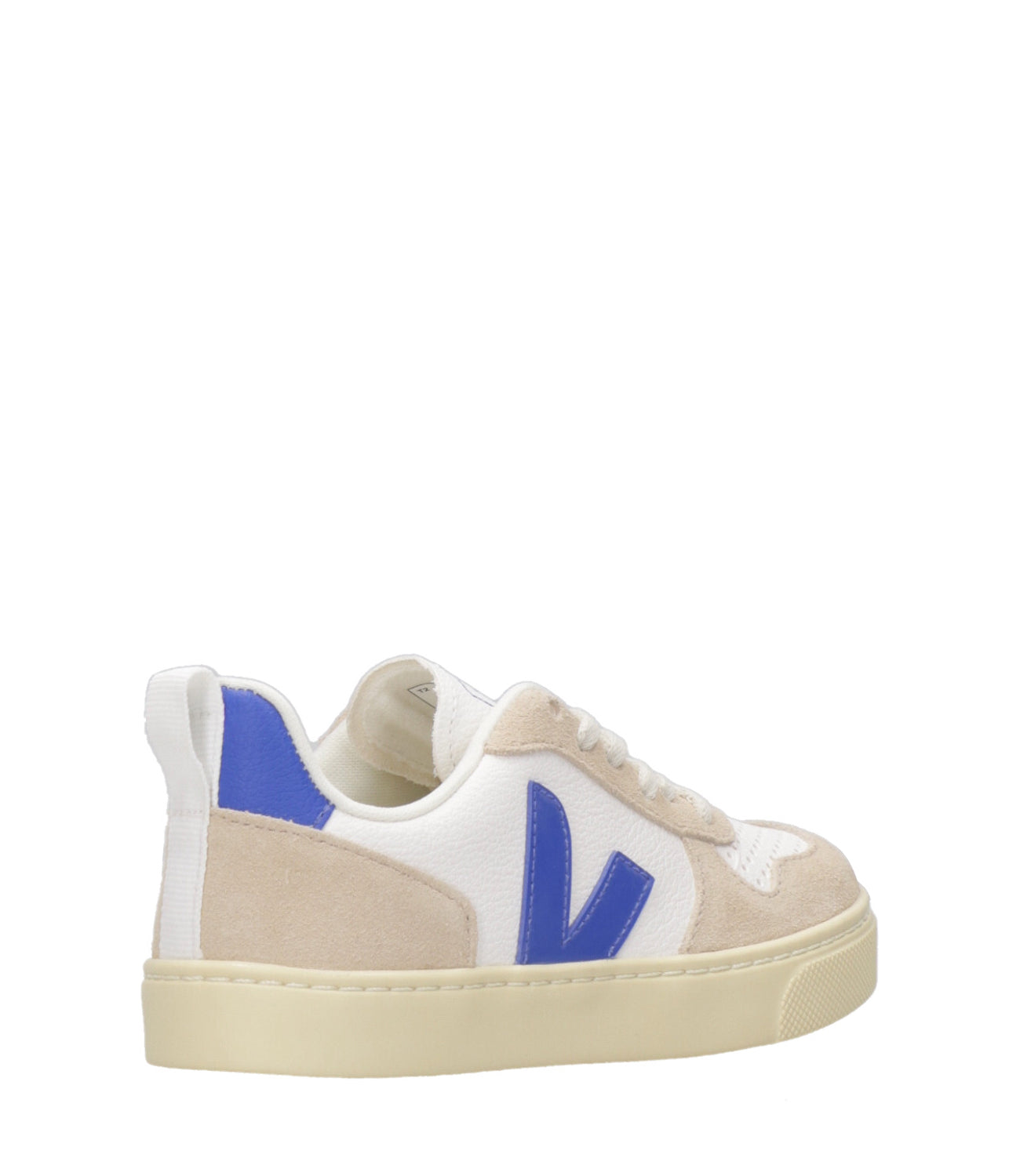 Veja Kids | Sneakers V-10 White and Royal Blue