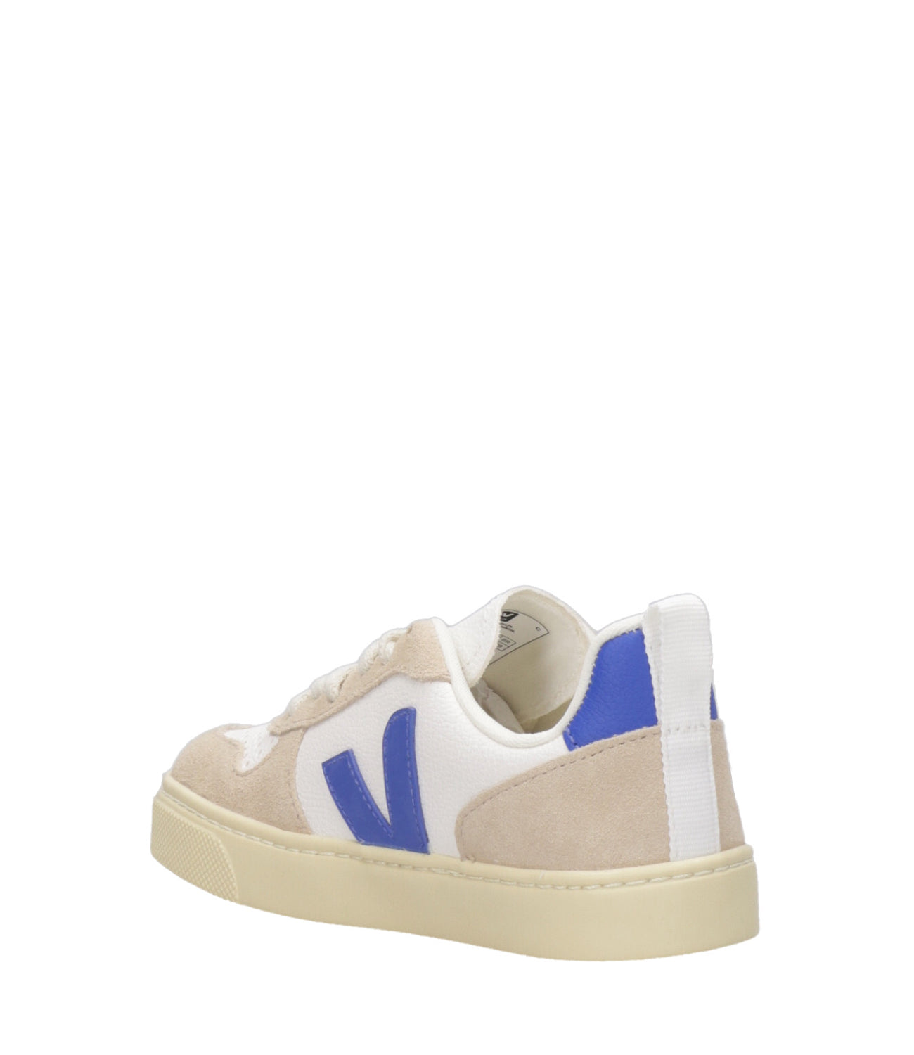 Veja Kids | Sneakers V-10 White and Royal Blue