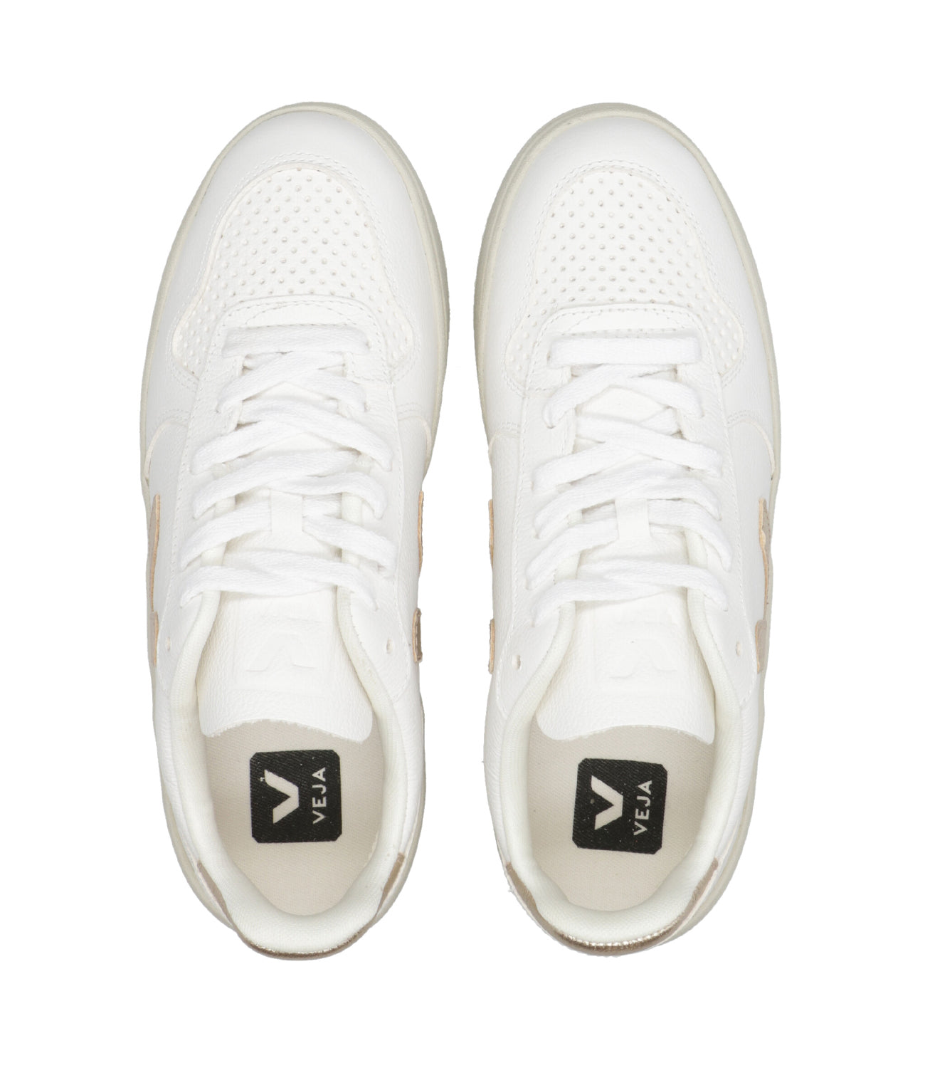 Veja | Sneakers V-10 White and Platinum