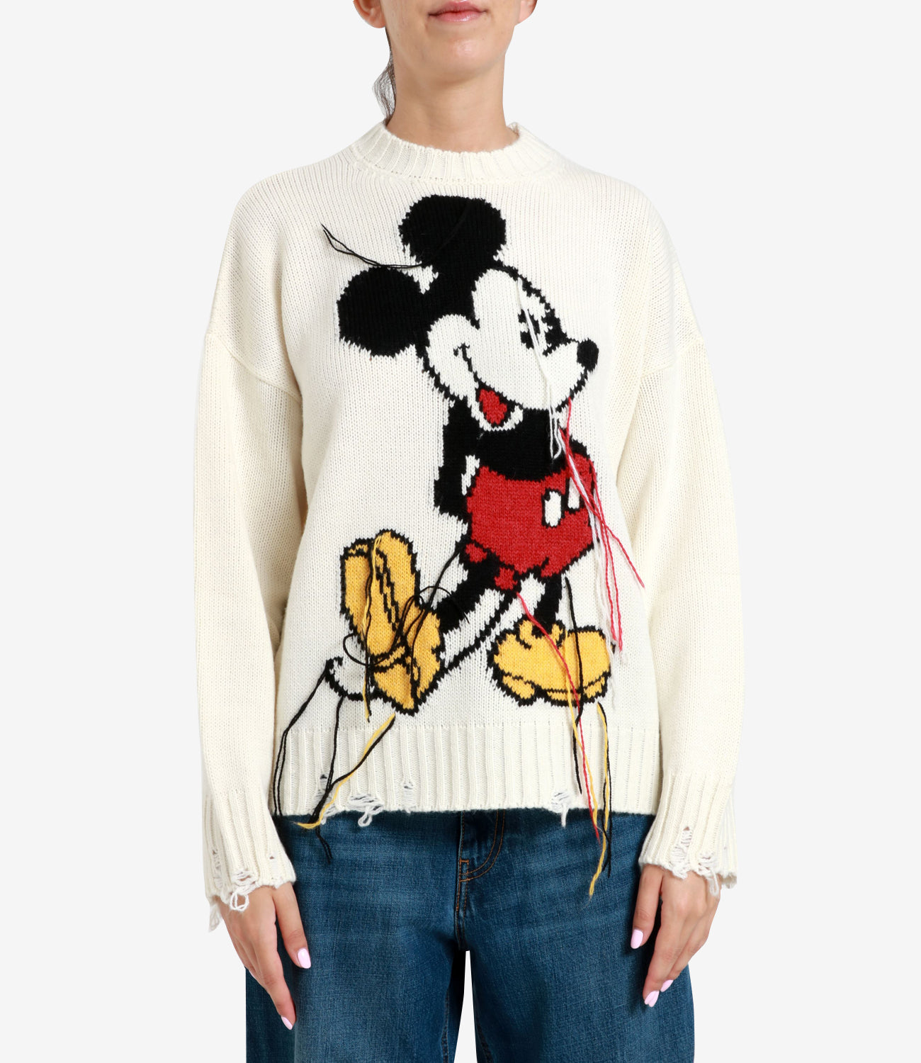 Aniye By | Sweater Mickey Pull Milk Color