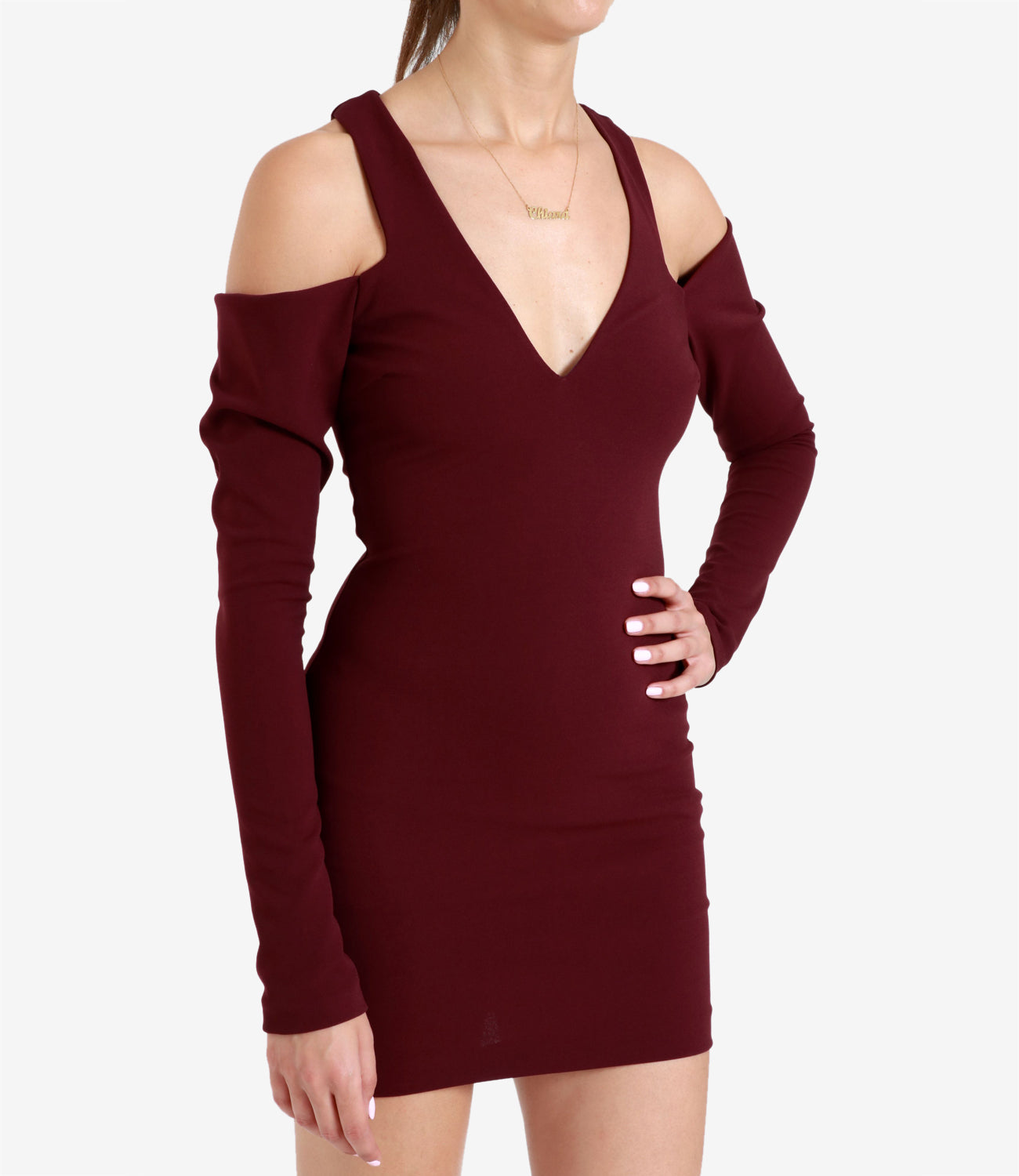 Aniye By | Ivy V Dress Amaranth Red