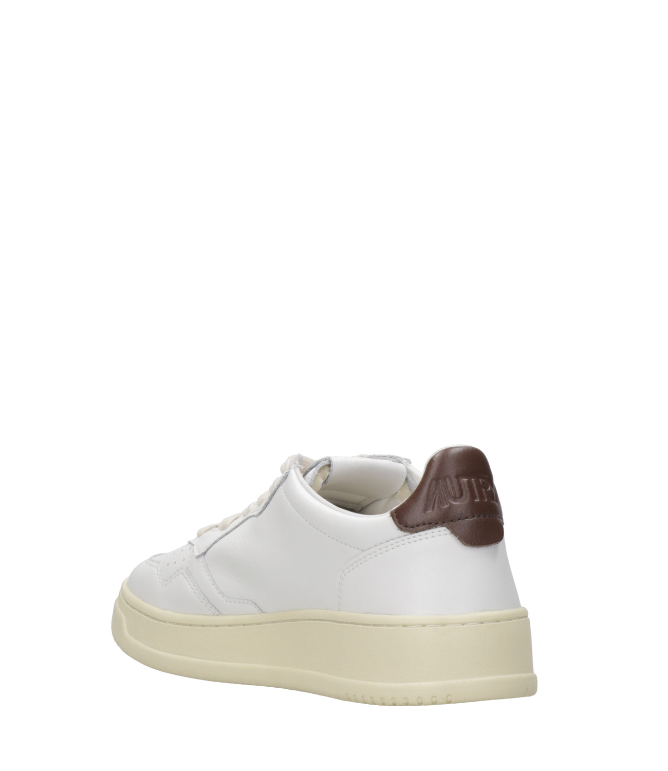 Autry | Medalist Low White and Brown Sneakers