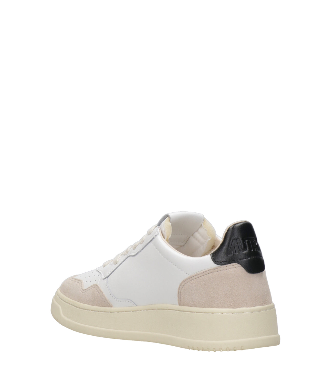 Autry | Medalist Low White and Black Sneakers