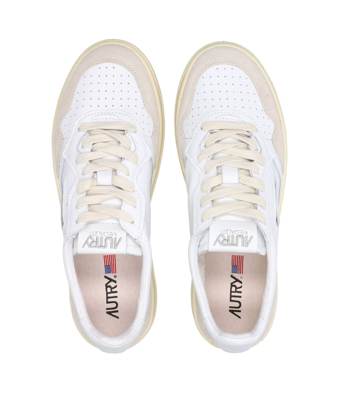 Autry | Medalist Low White Sneakers