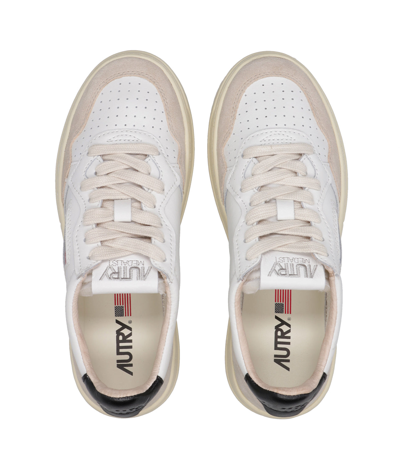 Autry | Sneakers Medalist Low Bianco e Nero