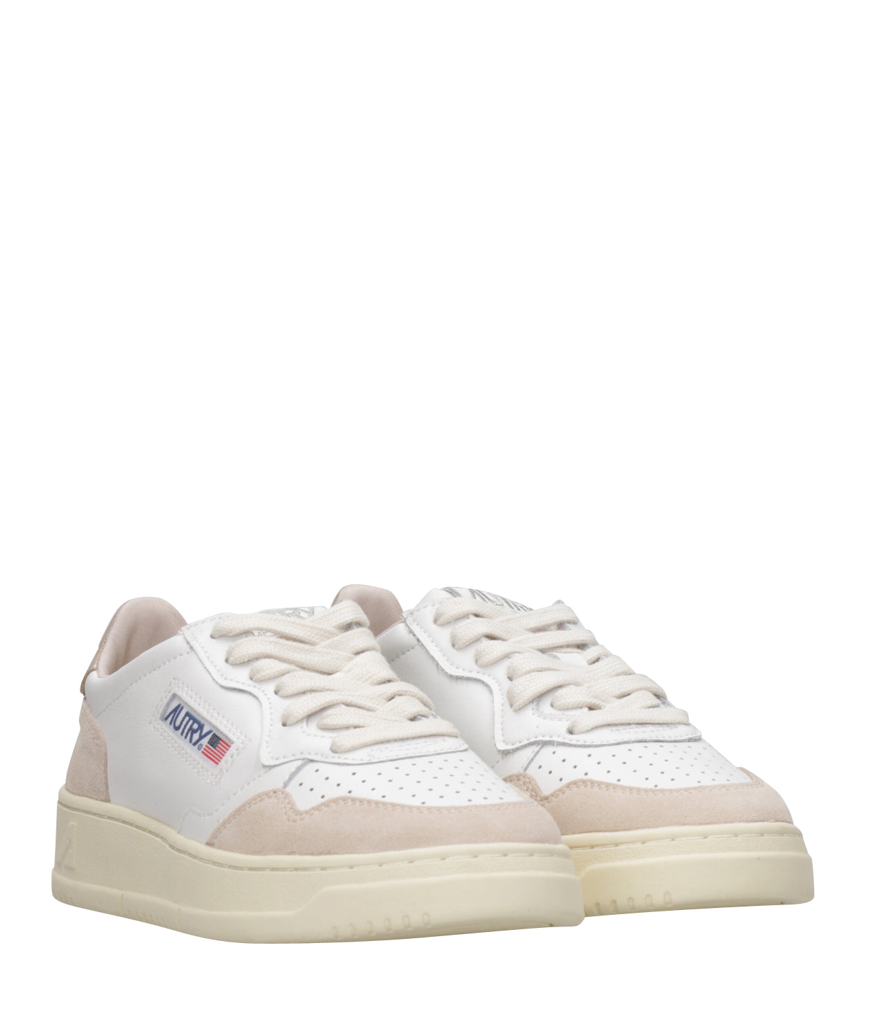 Autry | Sneakers Medalist Low Bianca e Nude