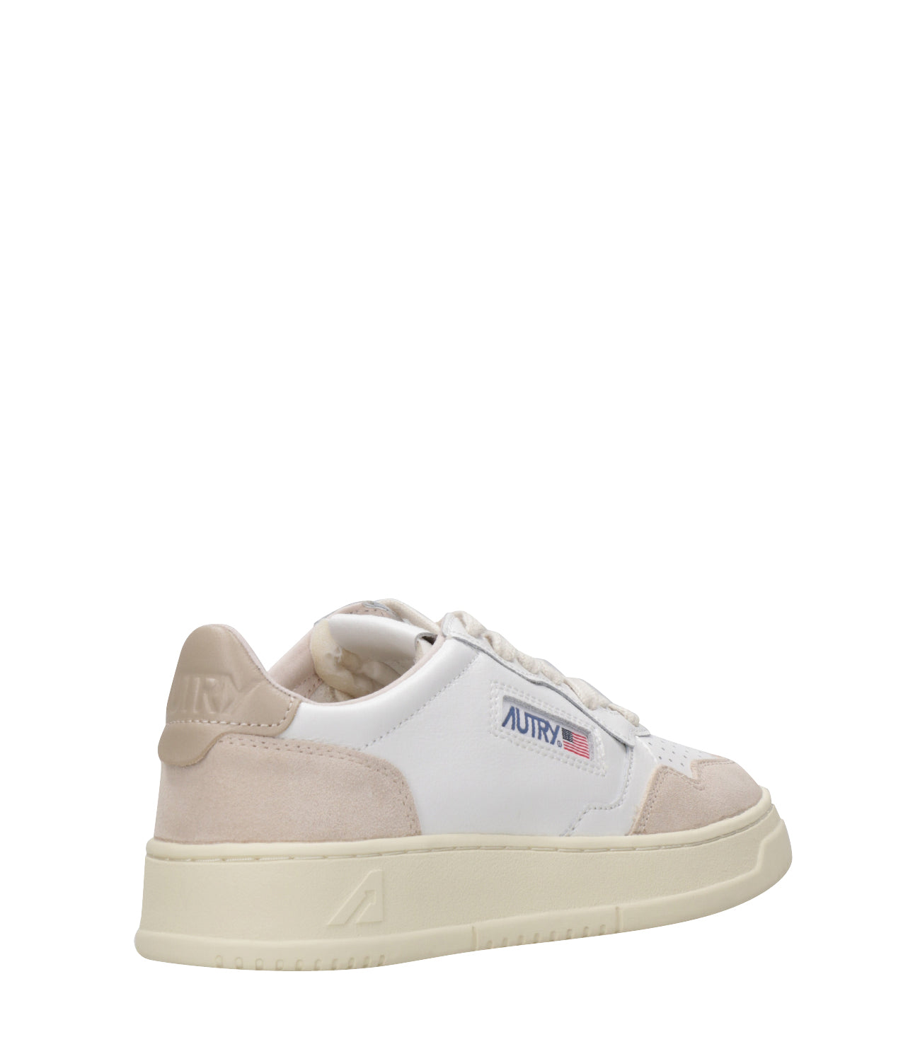 Autry | Medalist Low Sneakers White and Nude