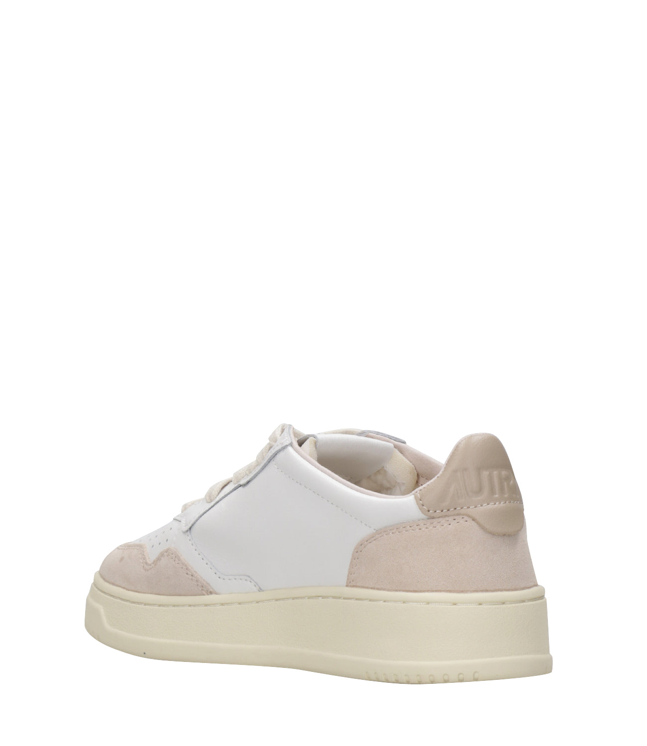 Autry | Medalist Low Sneakers White and Nude