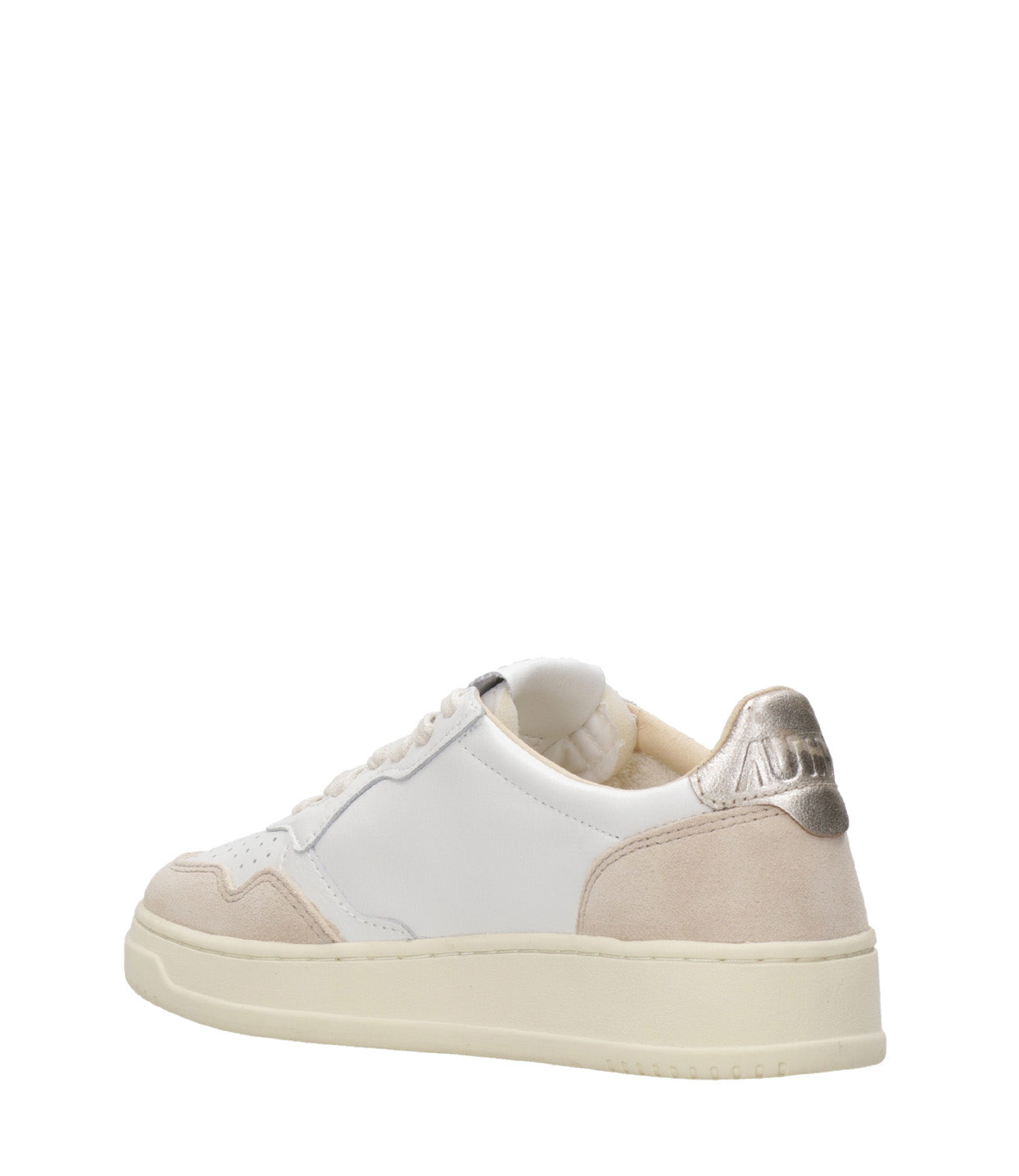 Autry | Sneakers Medalist Low Bianco e Oro