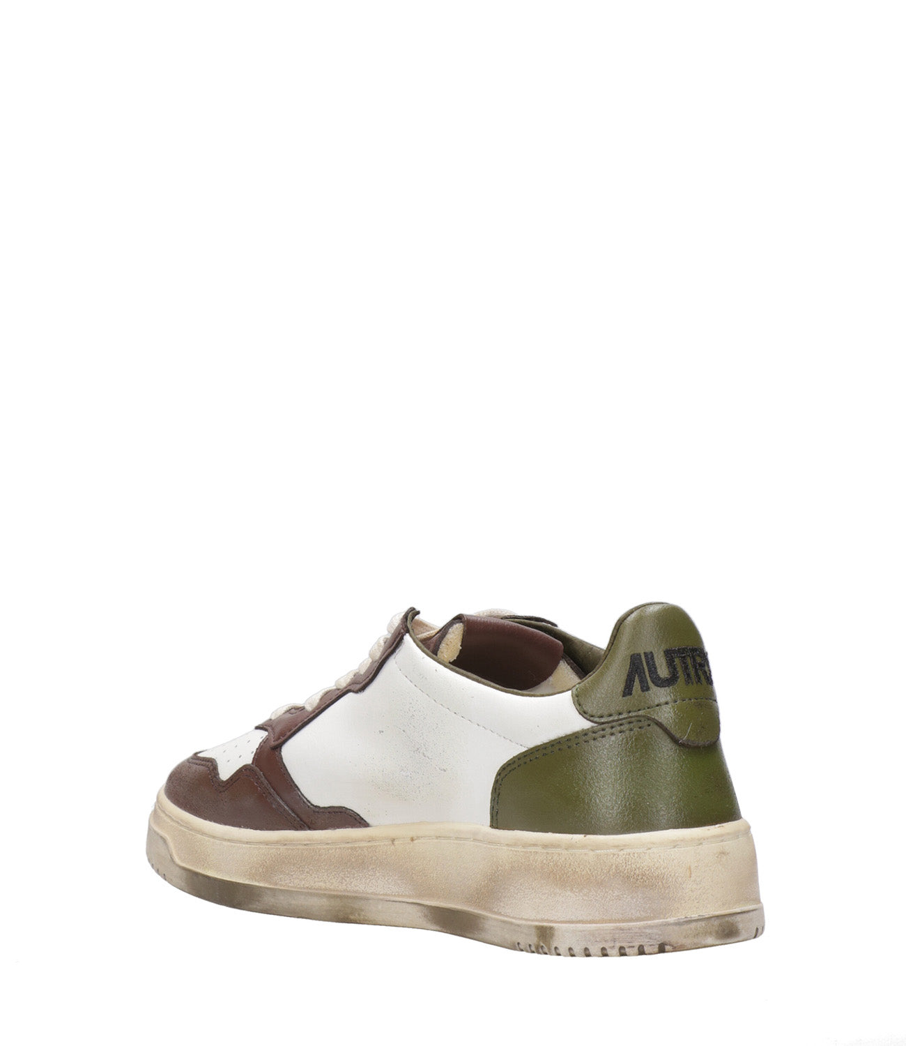 Autry | Sup Vint Low Brown and Green Sneakers