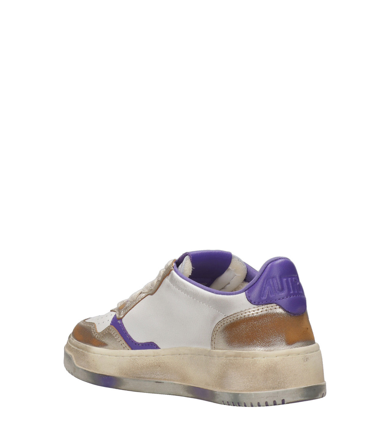 Autry | Sneakers Sup Vint Low Bianco e Viola