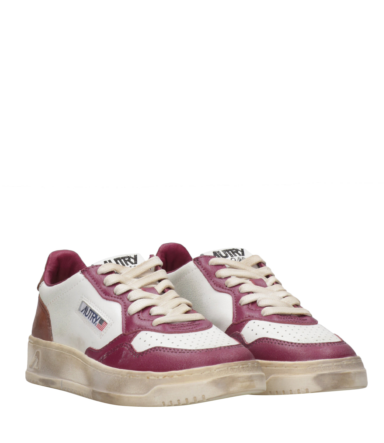 Autry | Sneakers Sup Vint Low Viola e Marrone