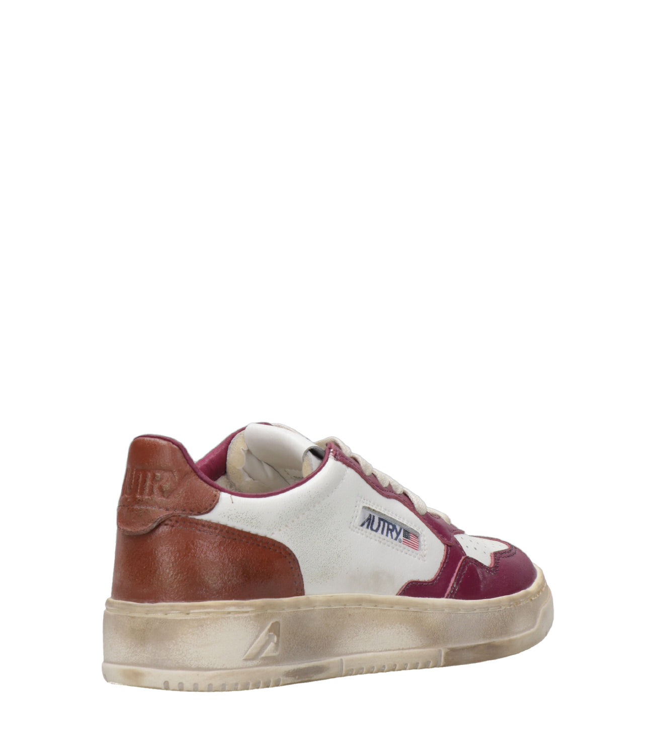 Autry | Sup Vint Low Sneakers Purple and Brown