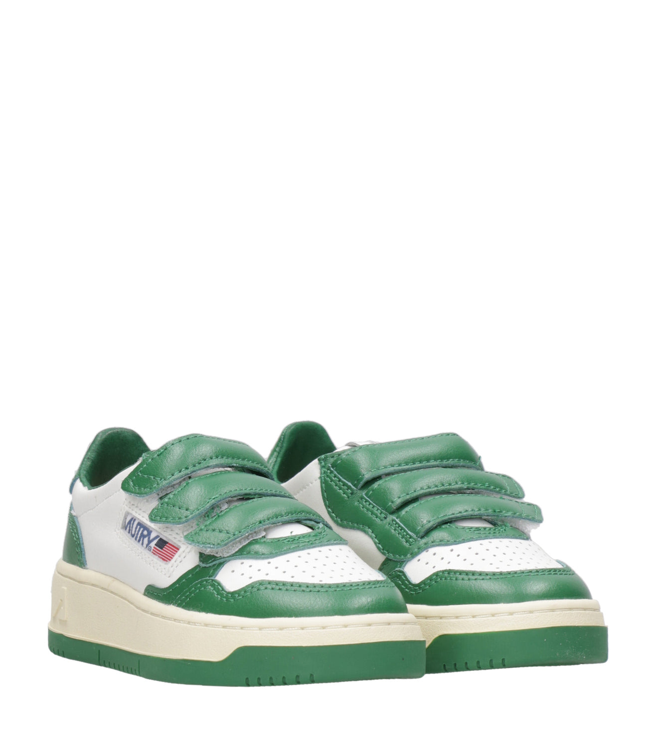 Autry Kids | Sneakers Kidstripes Low White and Green