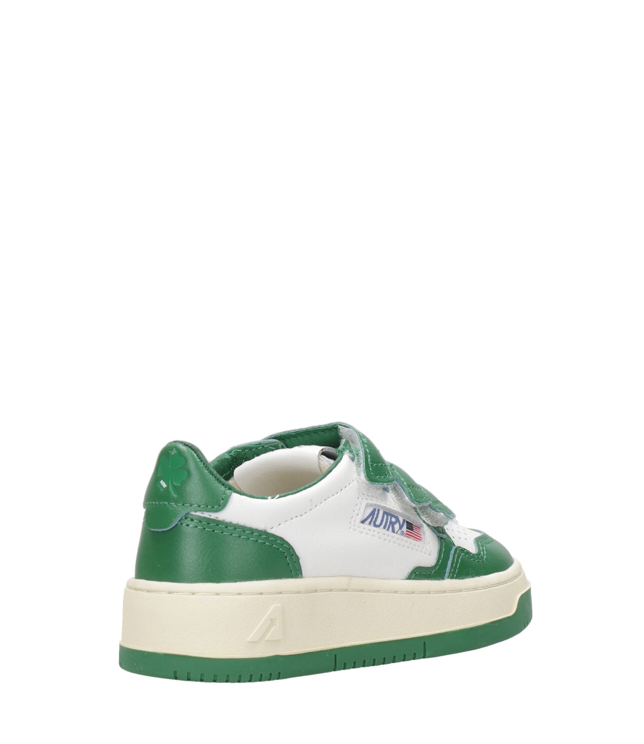 Autry Kids | Sneakers Kidstripes Low Bianco e Verde