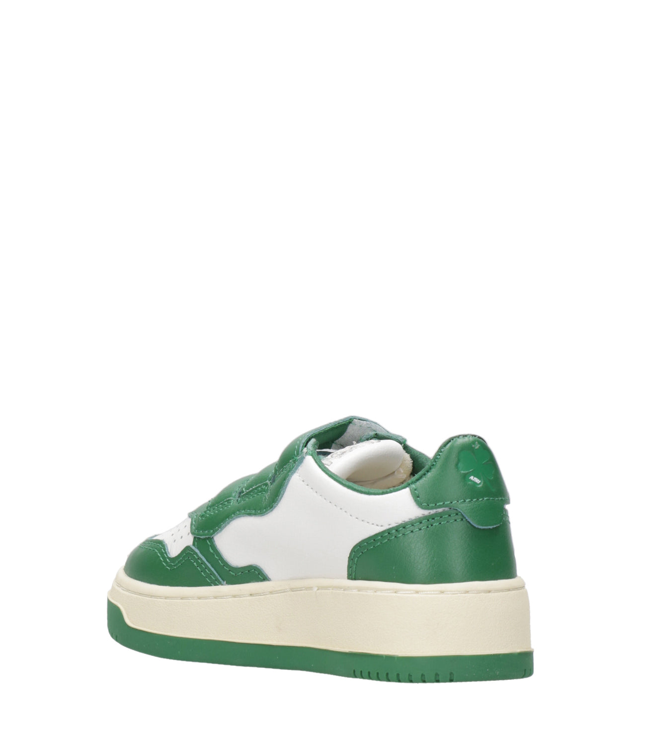 Autry Kids | Sneakers Kidstripes Low Bianco e Verde