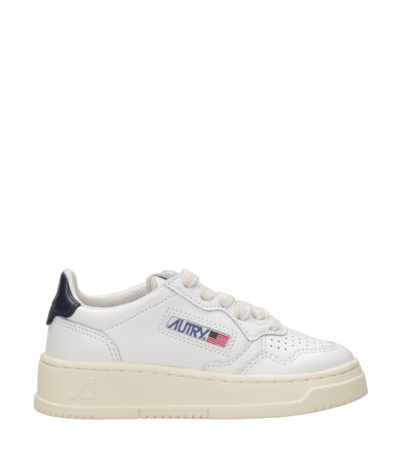 Autry Kids | Sneakers Medalist Low Bianco e Blu