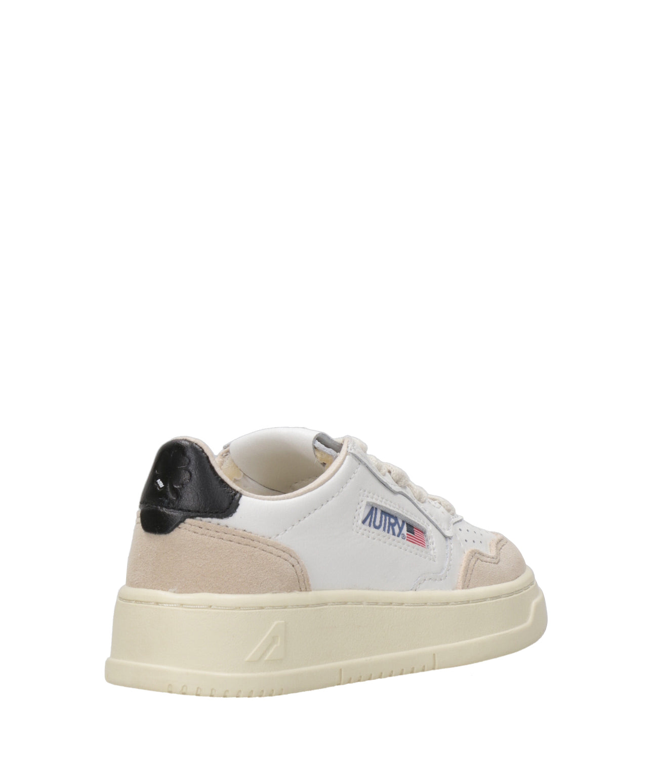 Autry Kids | Sneakers Medalist Low Bianco e Nero