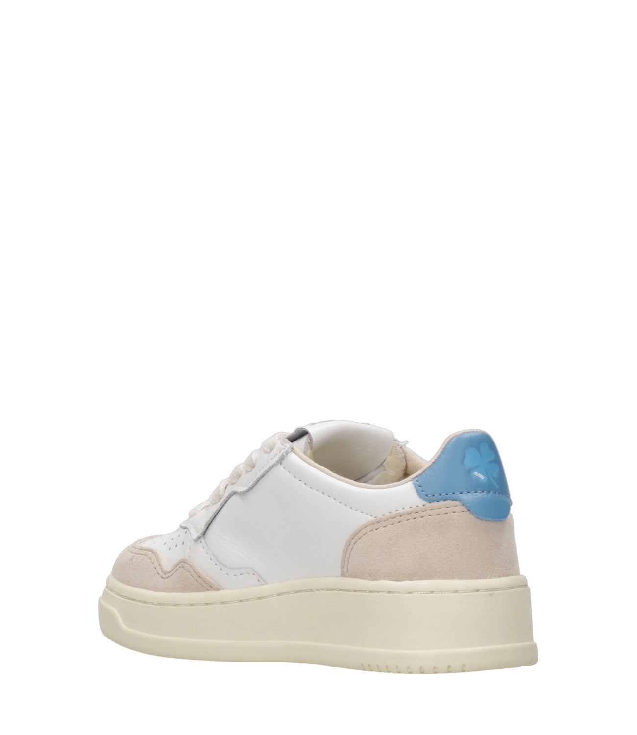 Autry Kids | Sneakers Medalist Low Bianco e Celeste