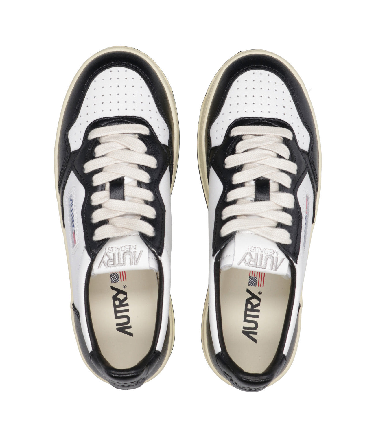 Autry | Sneakers Platform Low Bianco e Nero